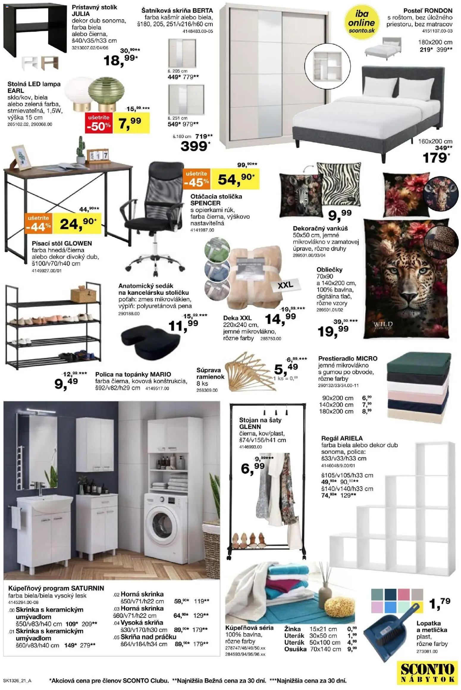 Sconto nábytok leták Leták in Slovensko