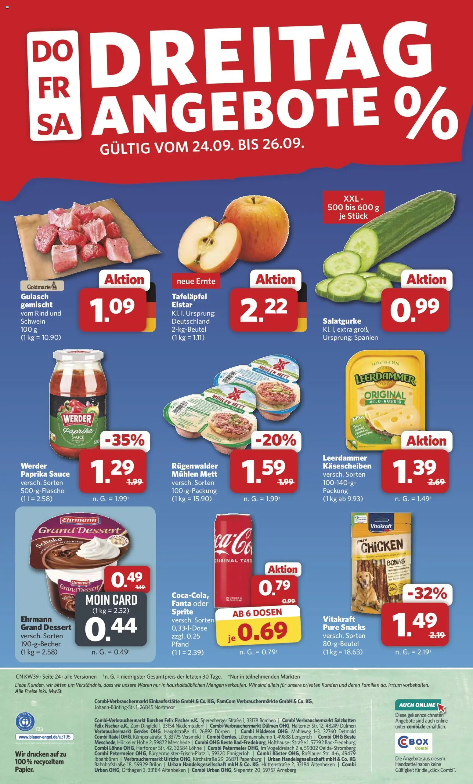 Combi Prospekt Prospekt in Deutschland