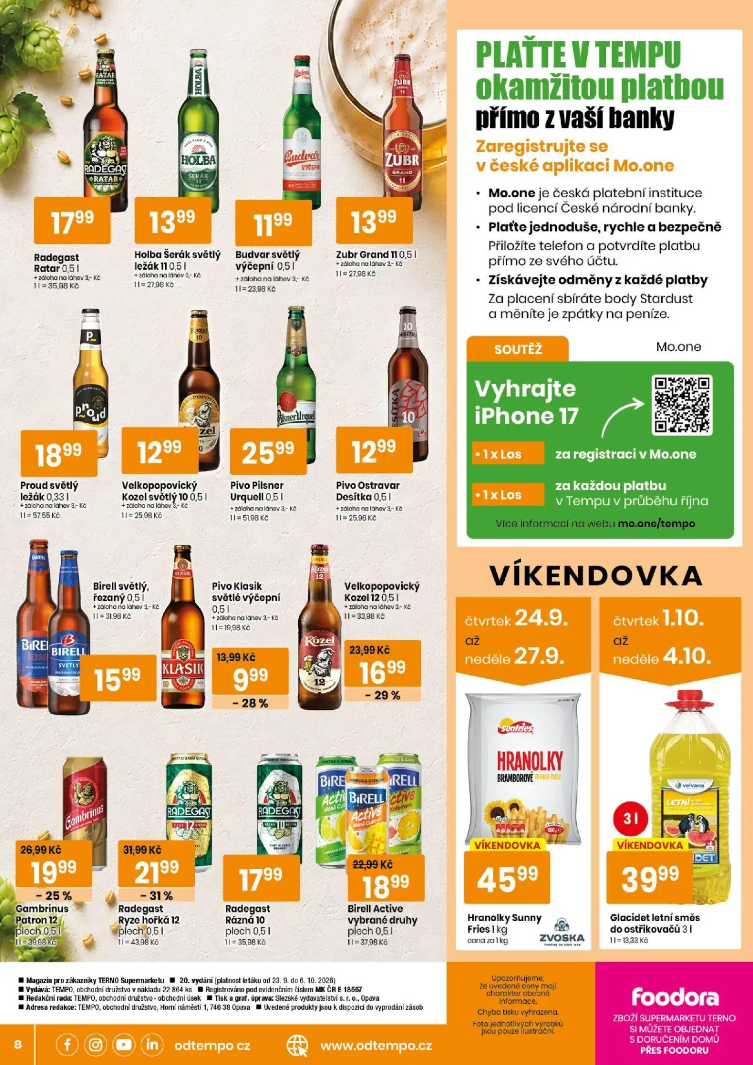 Tempo leták Leták in Česko