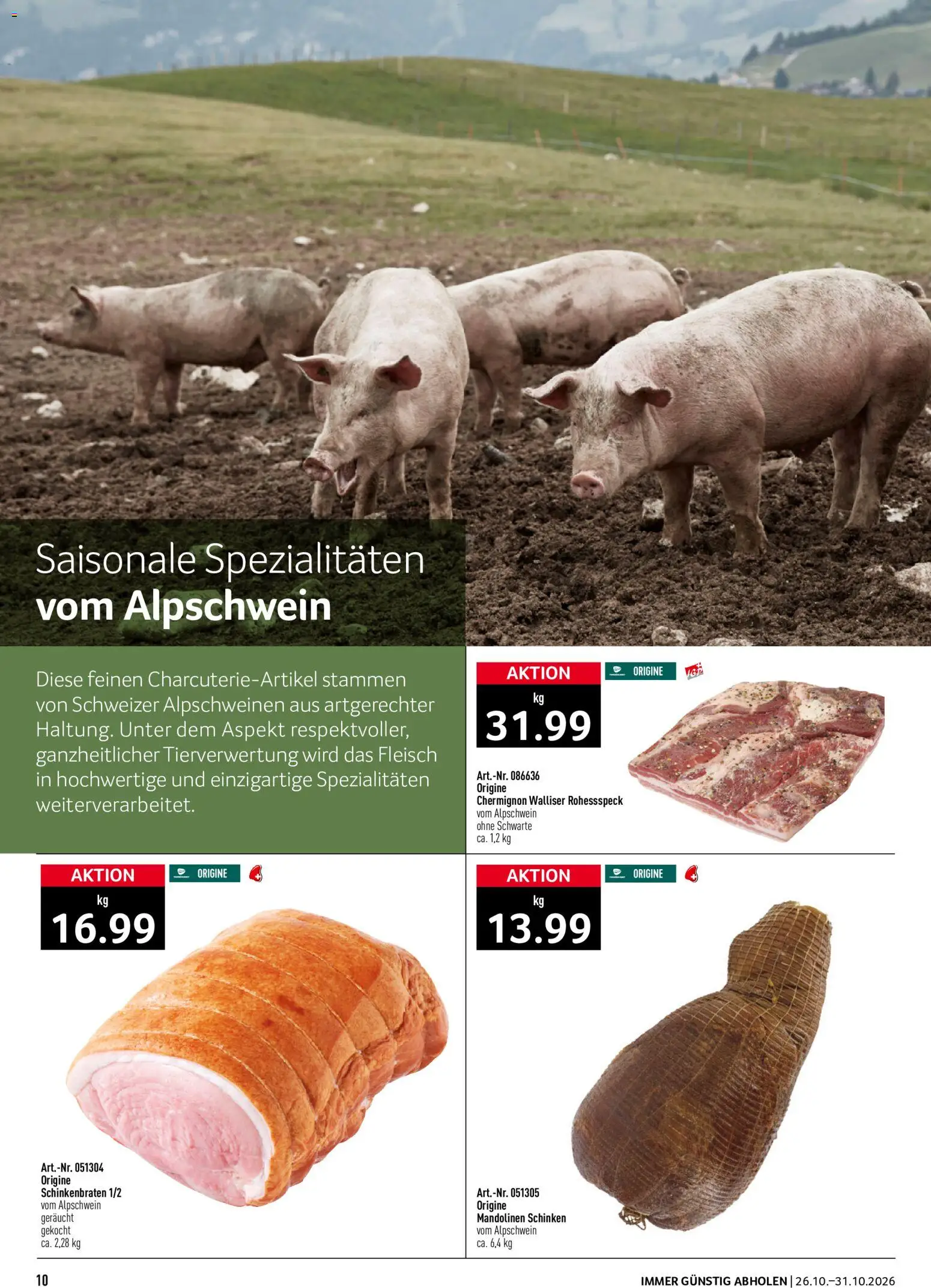 Prodega aktionen Prospekt in Schweiz