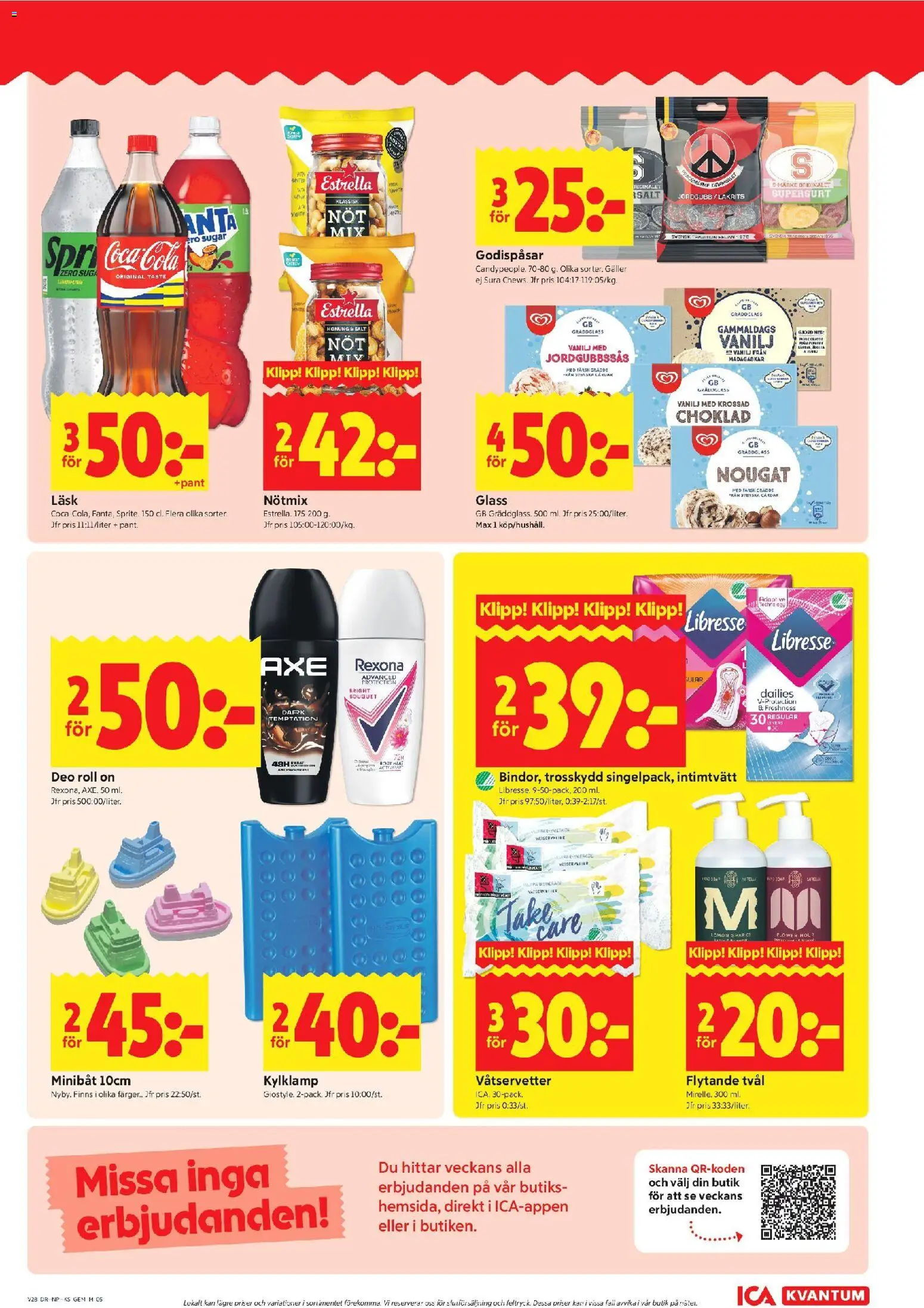 Nuvarande ICA Kvantum erbjudanden från 📣 06/07/2026 - 12/07/2026 📣 | Sverige