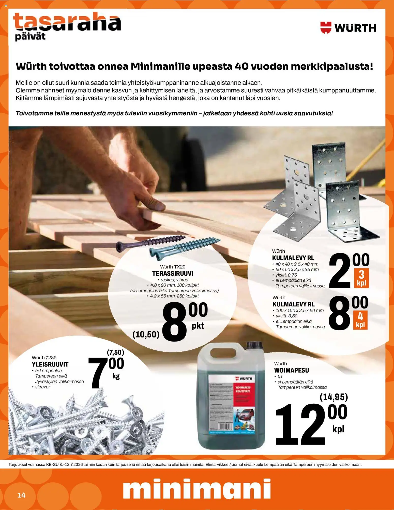 🛍️ Minimani tarjoukset alkaen 08/07/2026 » Katso huipputarjoukset ja säästä jo tänään! 💰 | Suomi