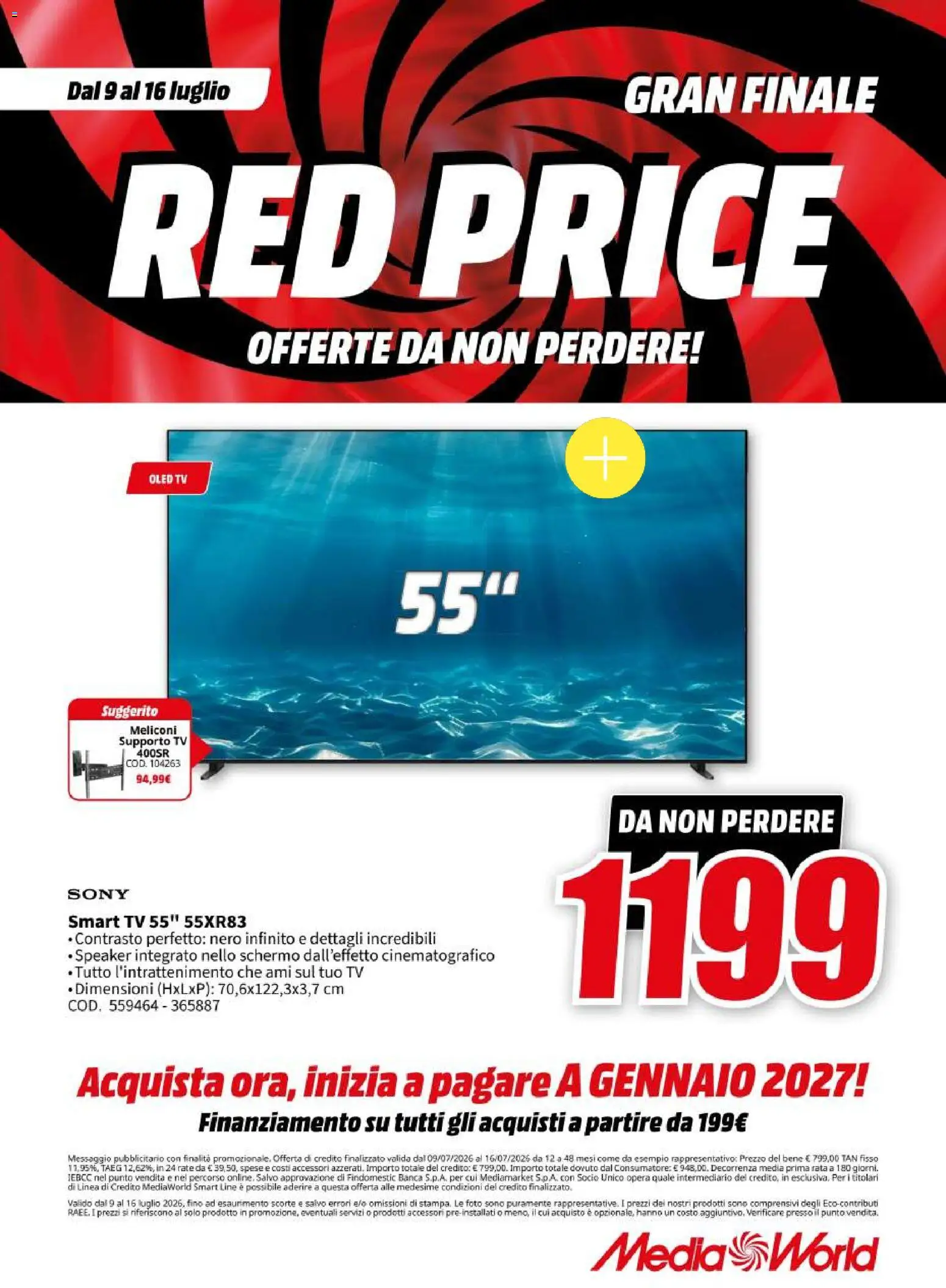 📣 Volantino Media World dal 📅 09/07/2026 - Scopri le offerte ora!🔥 | Italy