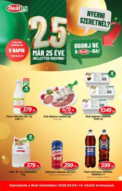 Reál Reál akciós újság
