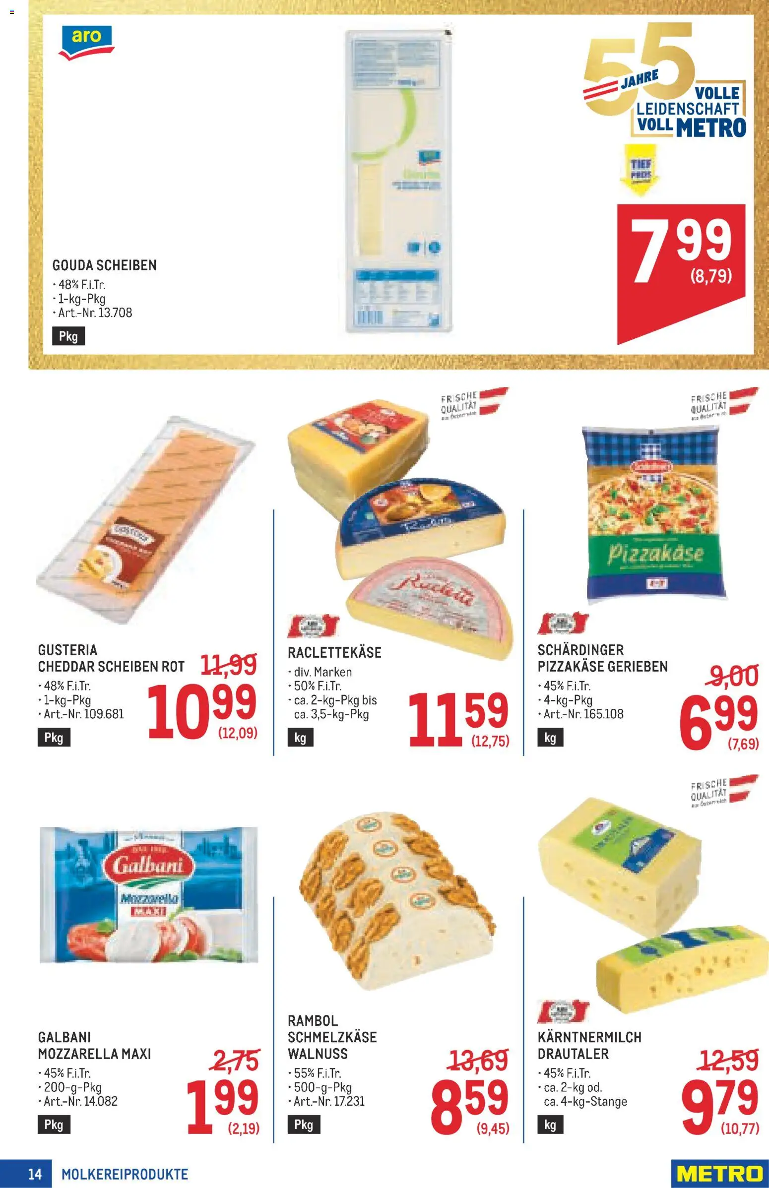 Metro angebote Profi Flugblatt in Österreich