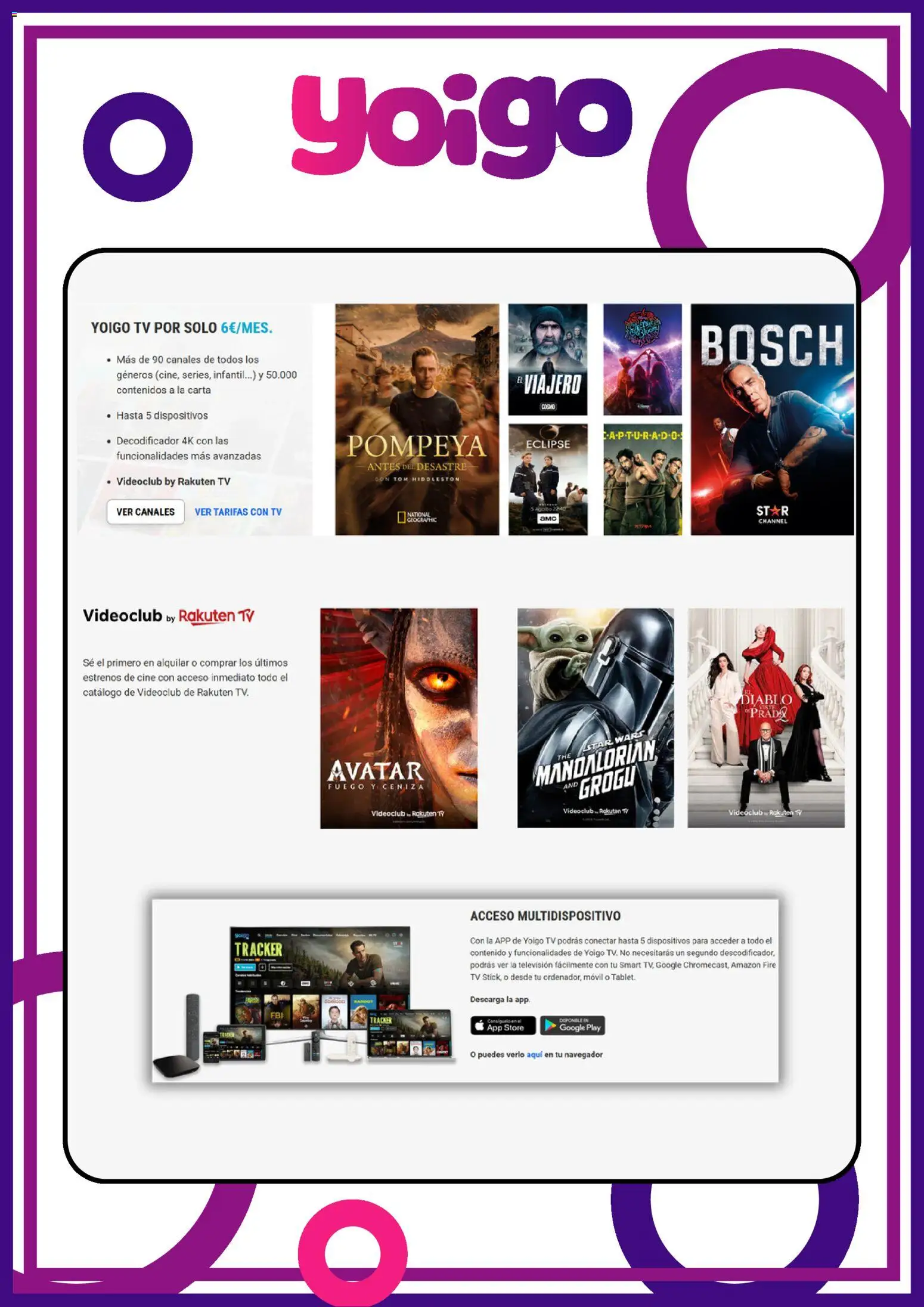Yoigo ofertas Folleto in España