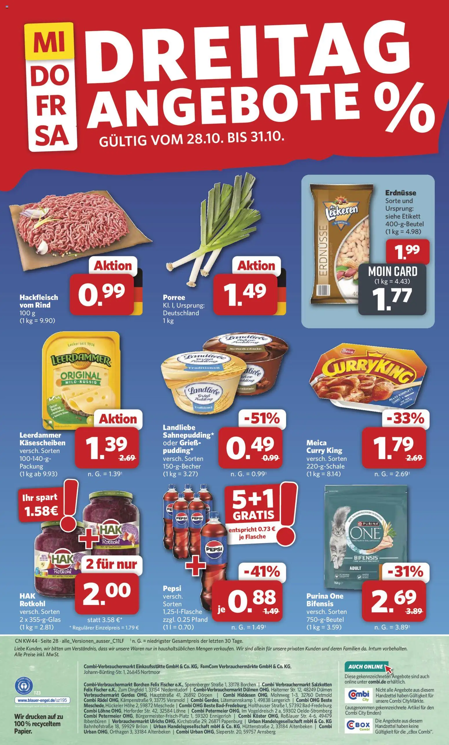 Combi Prospekt Prospekt in Deutschland