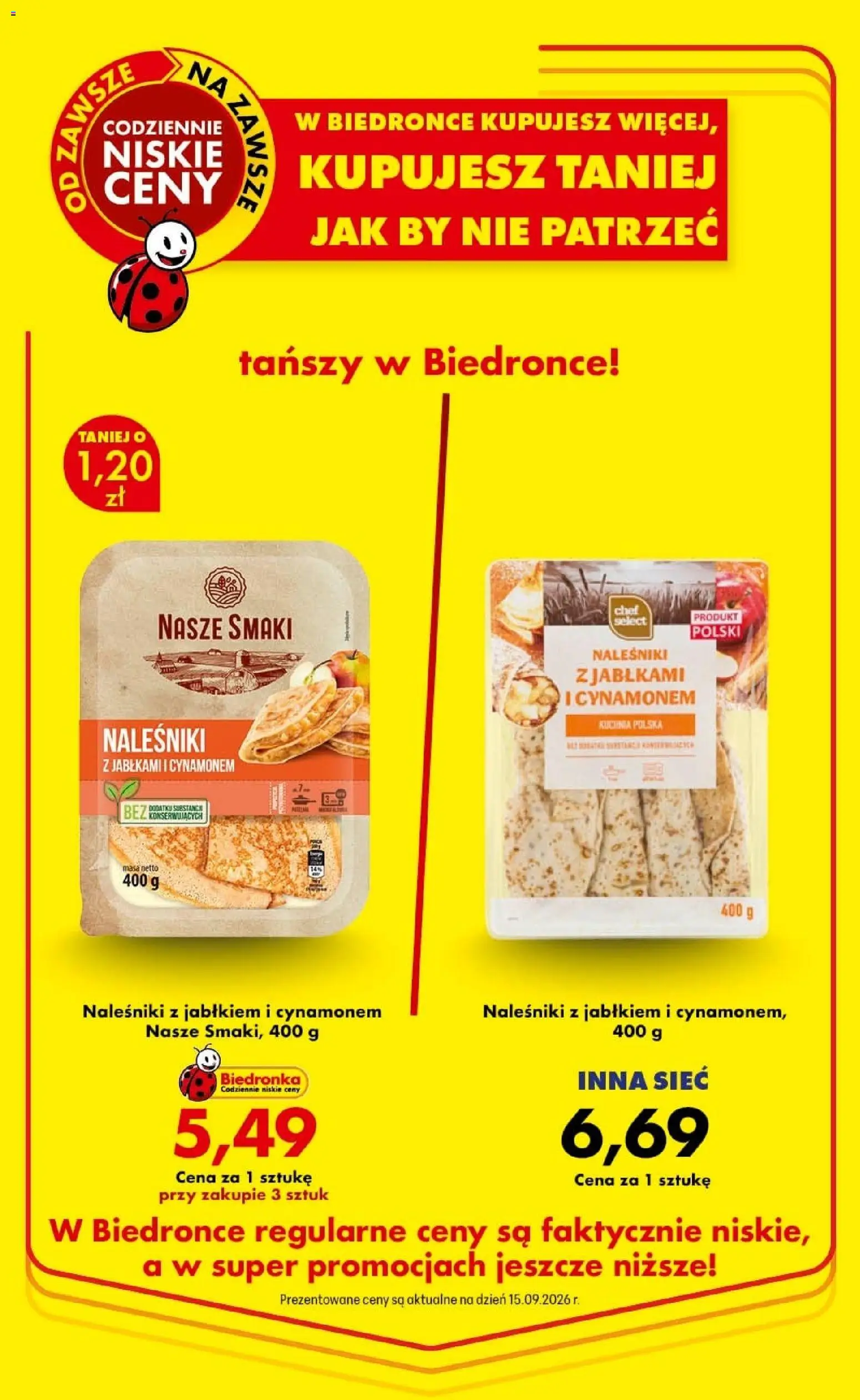 Biedronka Polsko leták - Codziennie niskie ceny Leták in Česko