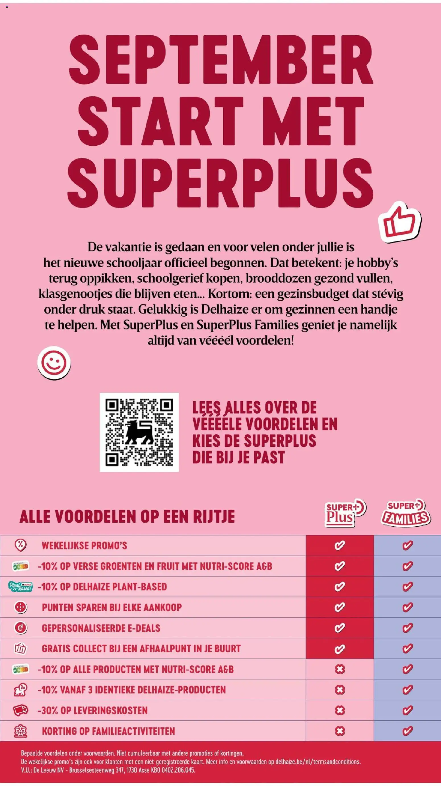 Delhaize folder Folder in België