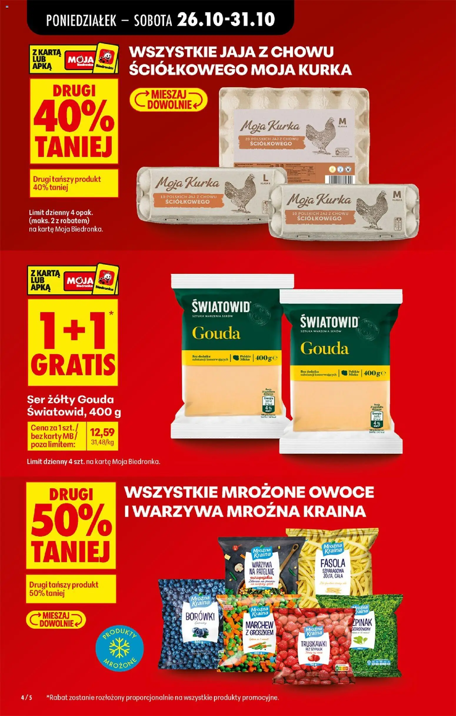 Biedronka Polsko leták - Codziennie niskie ceny Leták in Česko