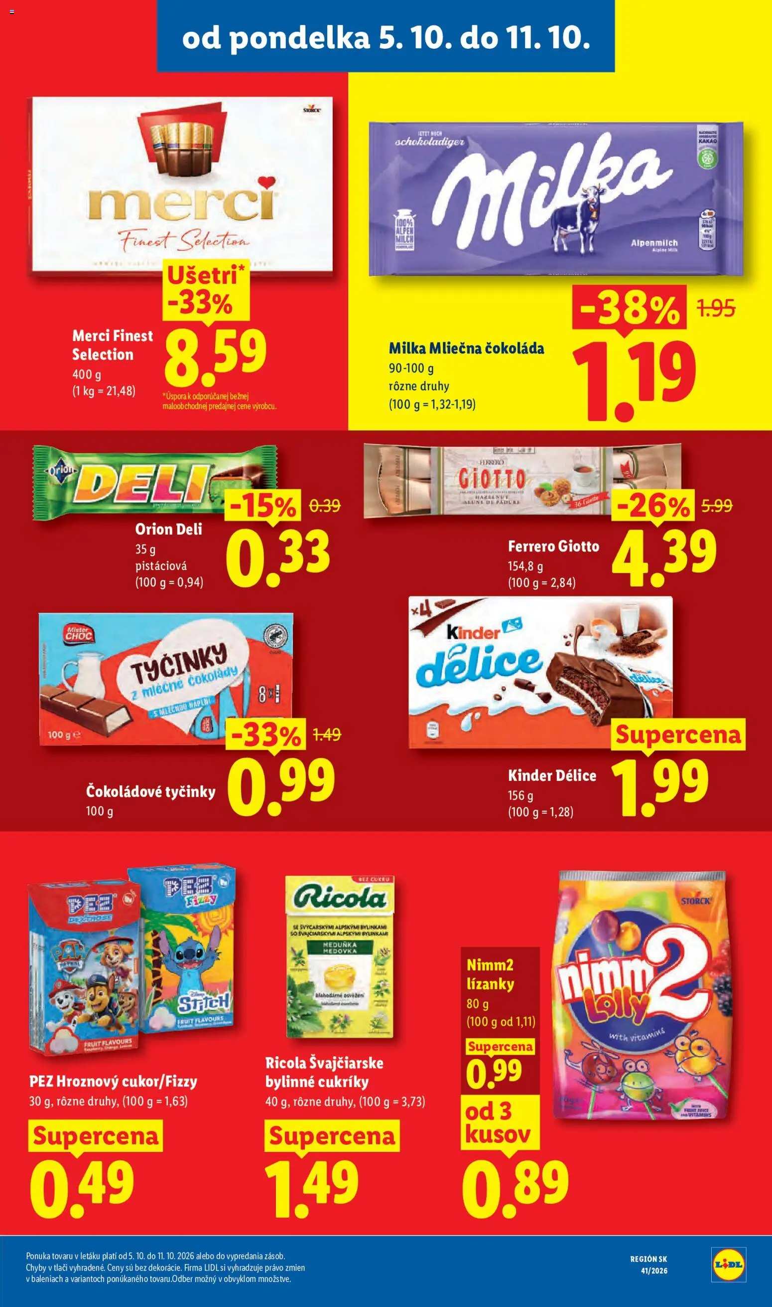 Lidl leták Leták in Slovensko