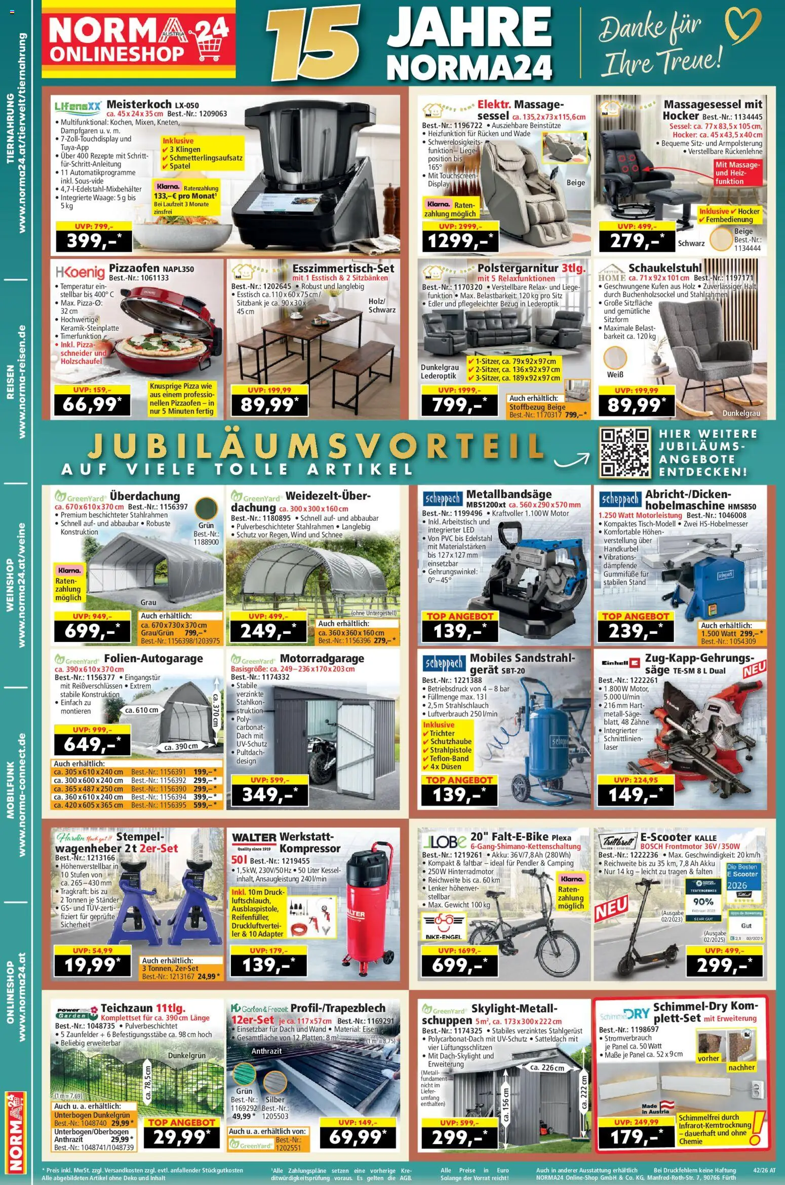 Norma Online shop Flugblatt in Österreich
