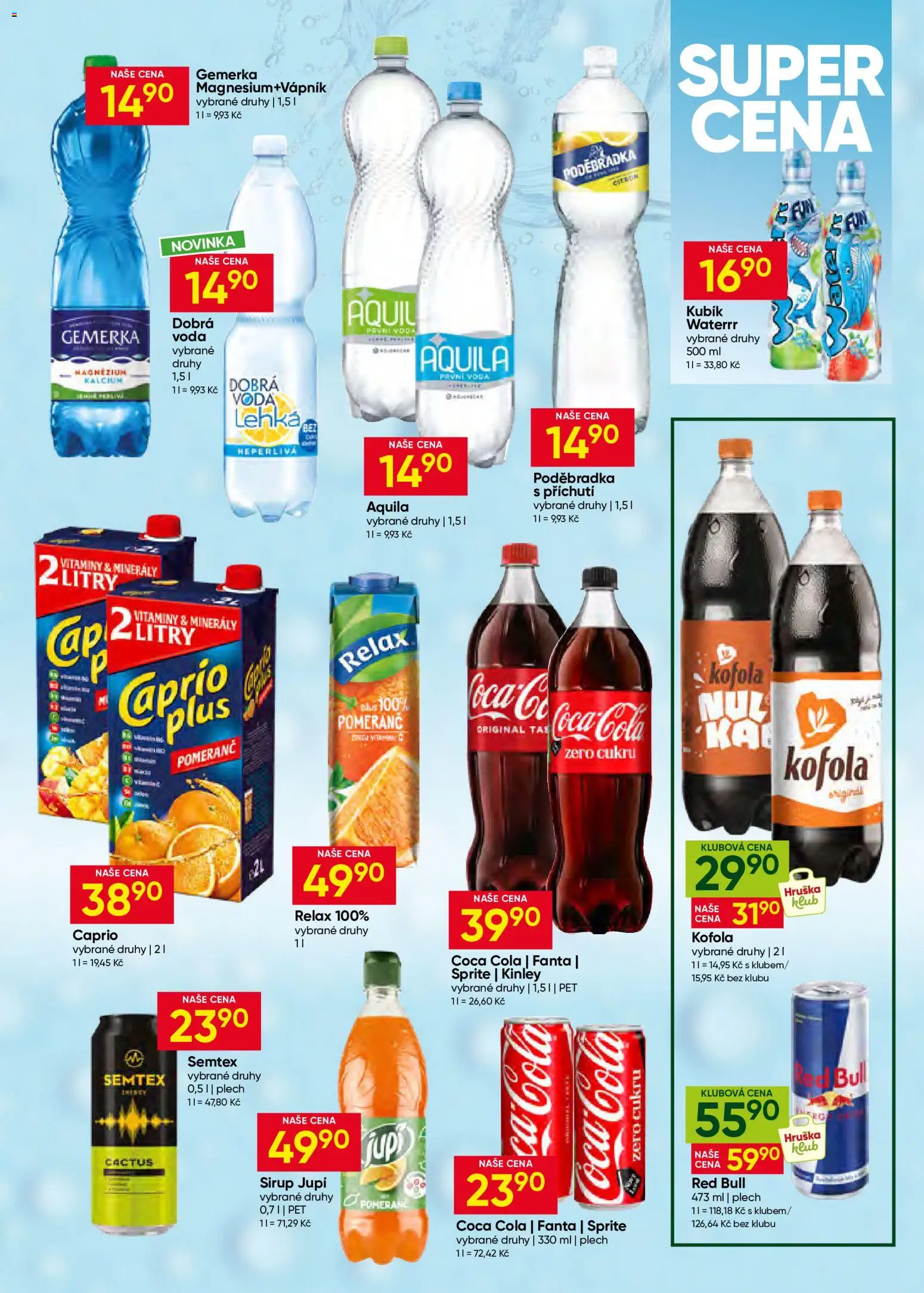 Hruška leták Leták in Česko