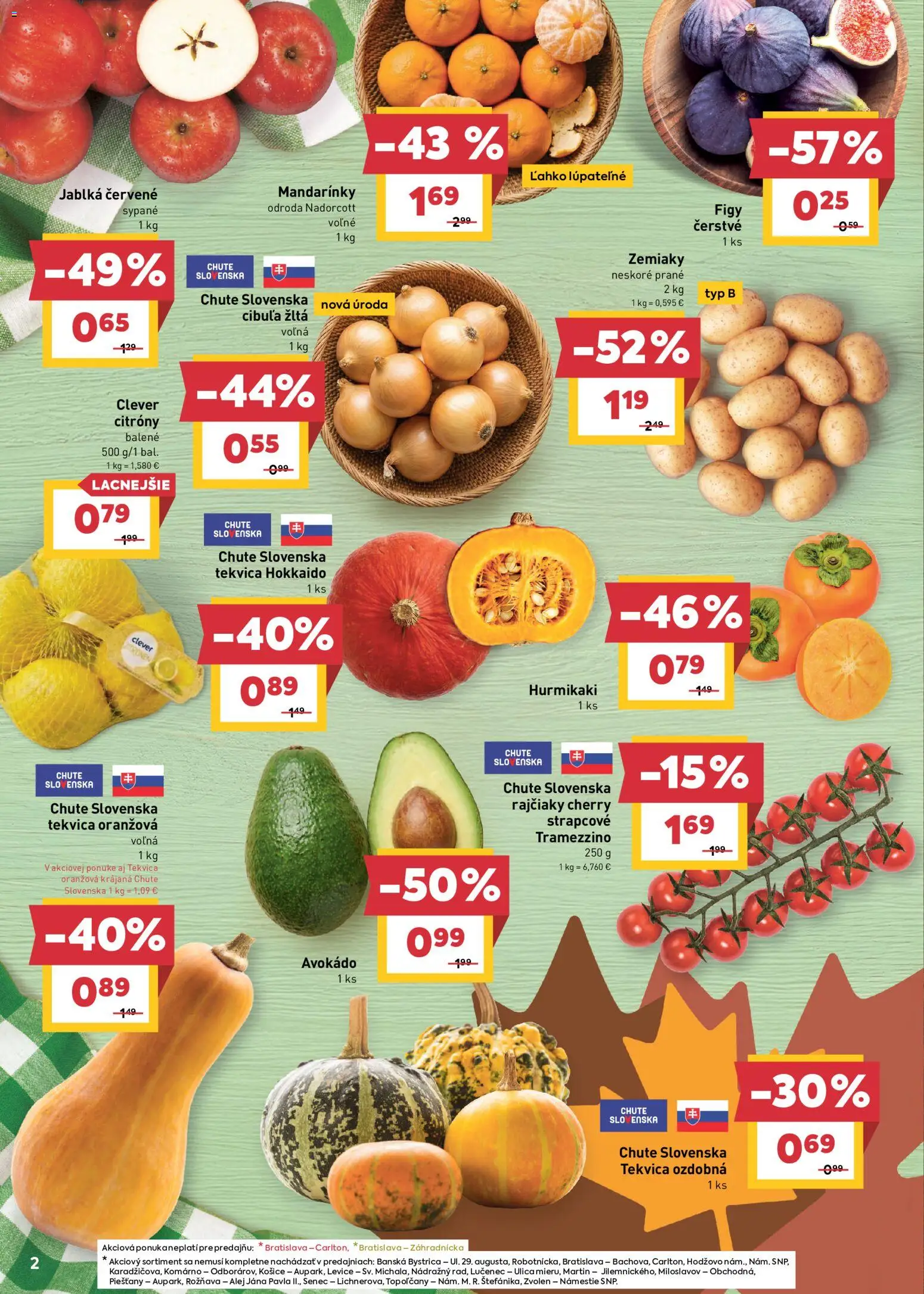 Billa leták Leták in Slovensko