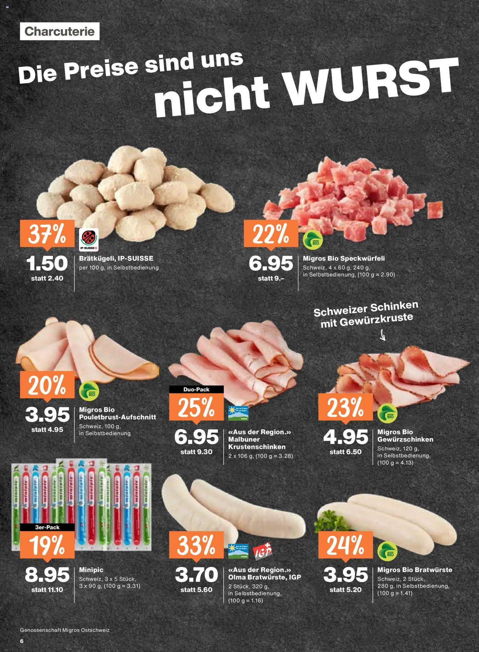 Migros aktionen Prospekt in Schweiz