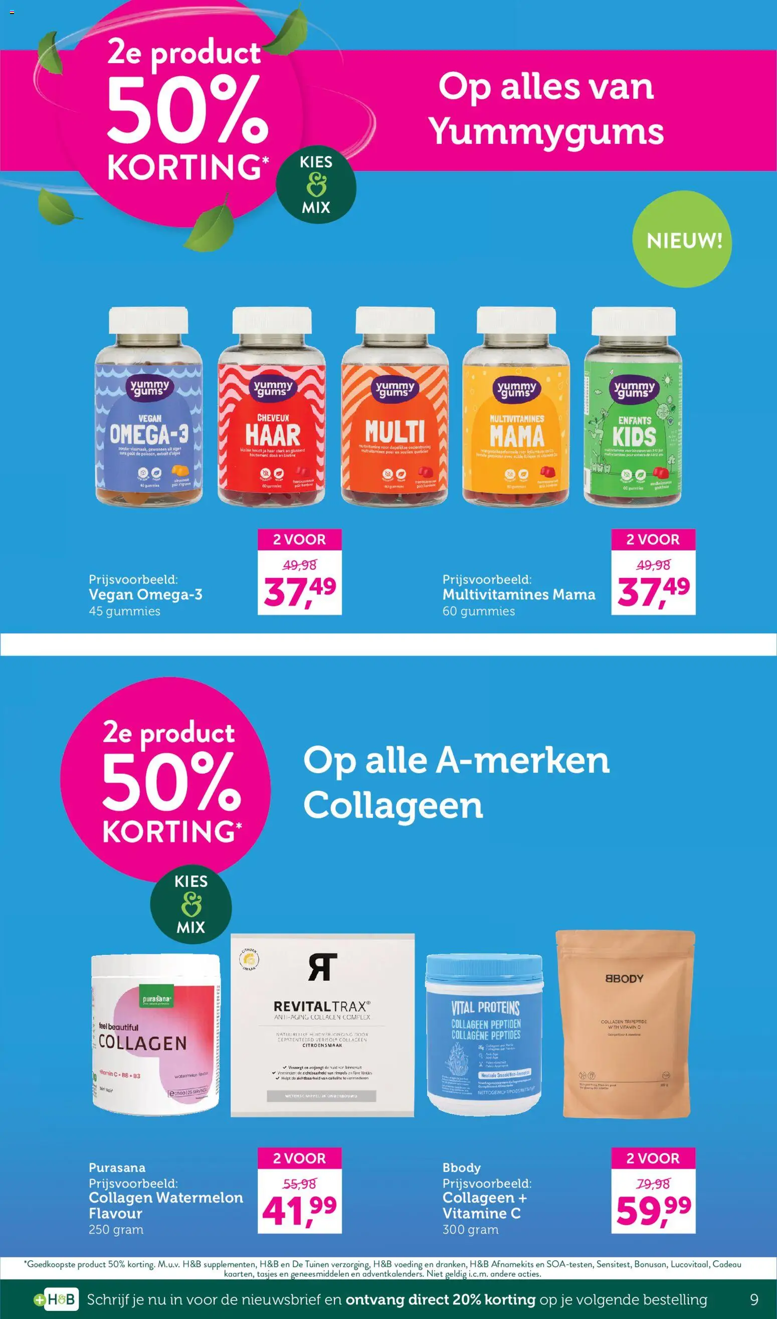 Holland & Barrett Folder / Publicité Folder in België