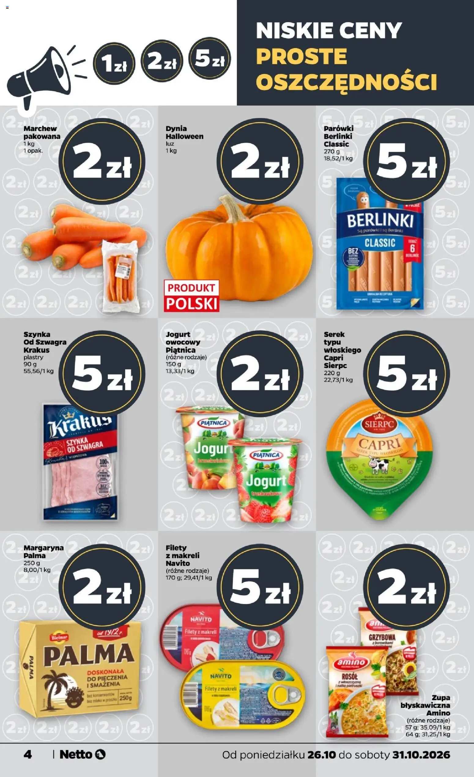 Netto gazetka od poniedziałku Gazetka in Polska