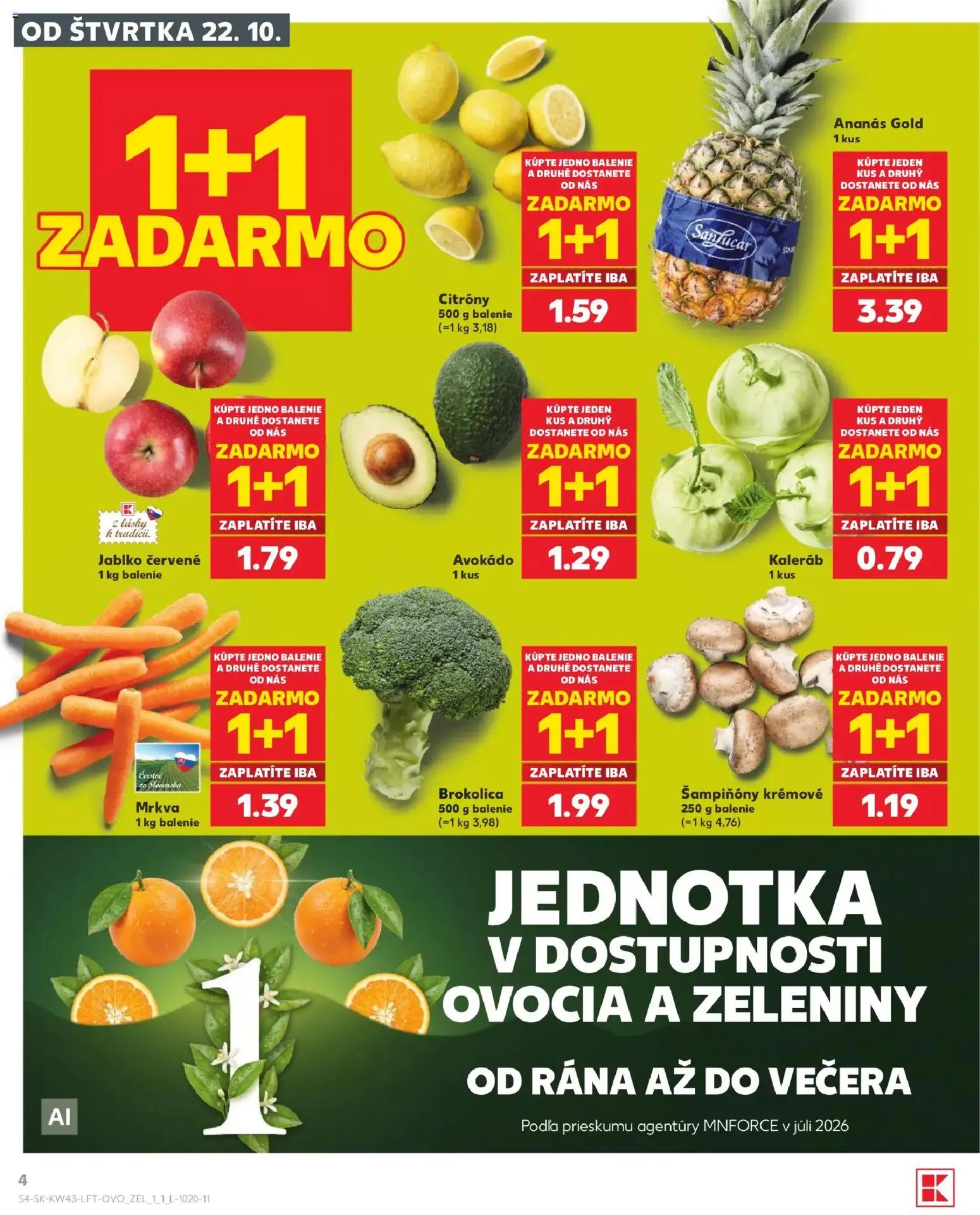 Kaufland leták Leták in Slovensko