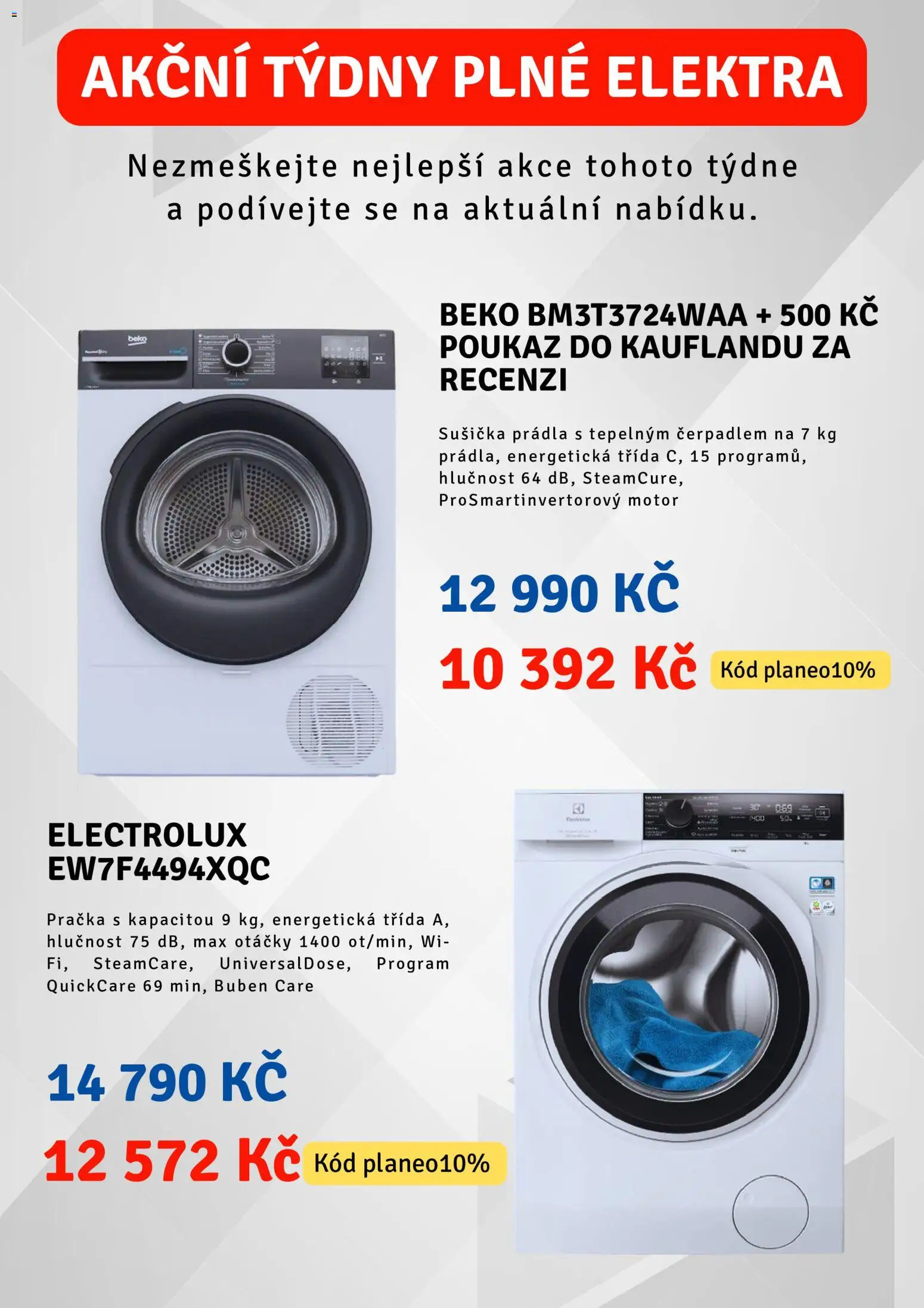 Planeo Elektro leták Leták in Česko