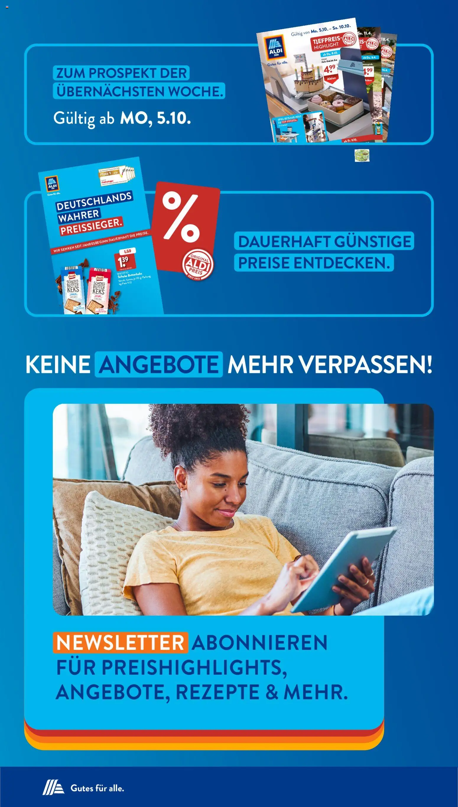 Aldi Süd Prospekt Prospekt in Deutschland