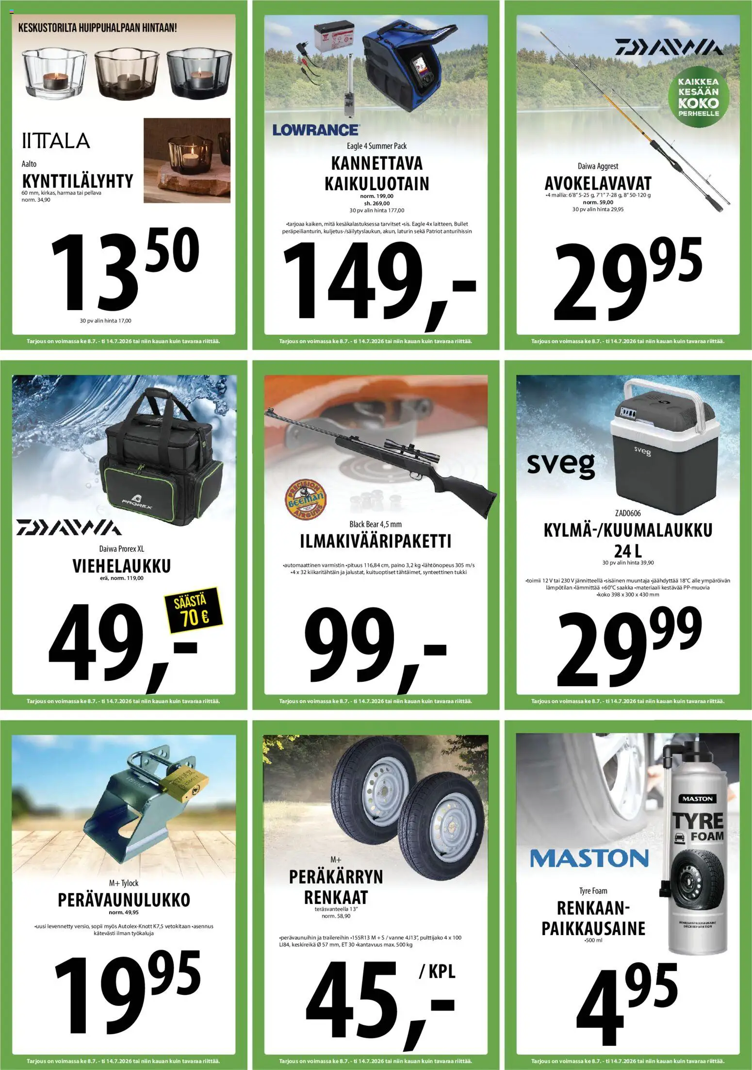 🛍️ Tuuri tarjoukset alkaen 08/07/2026 » Katso huipputarjoukset ja säästä jo tänään! 💰 | Suomi
