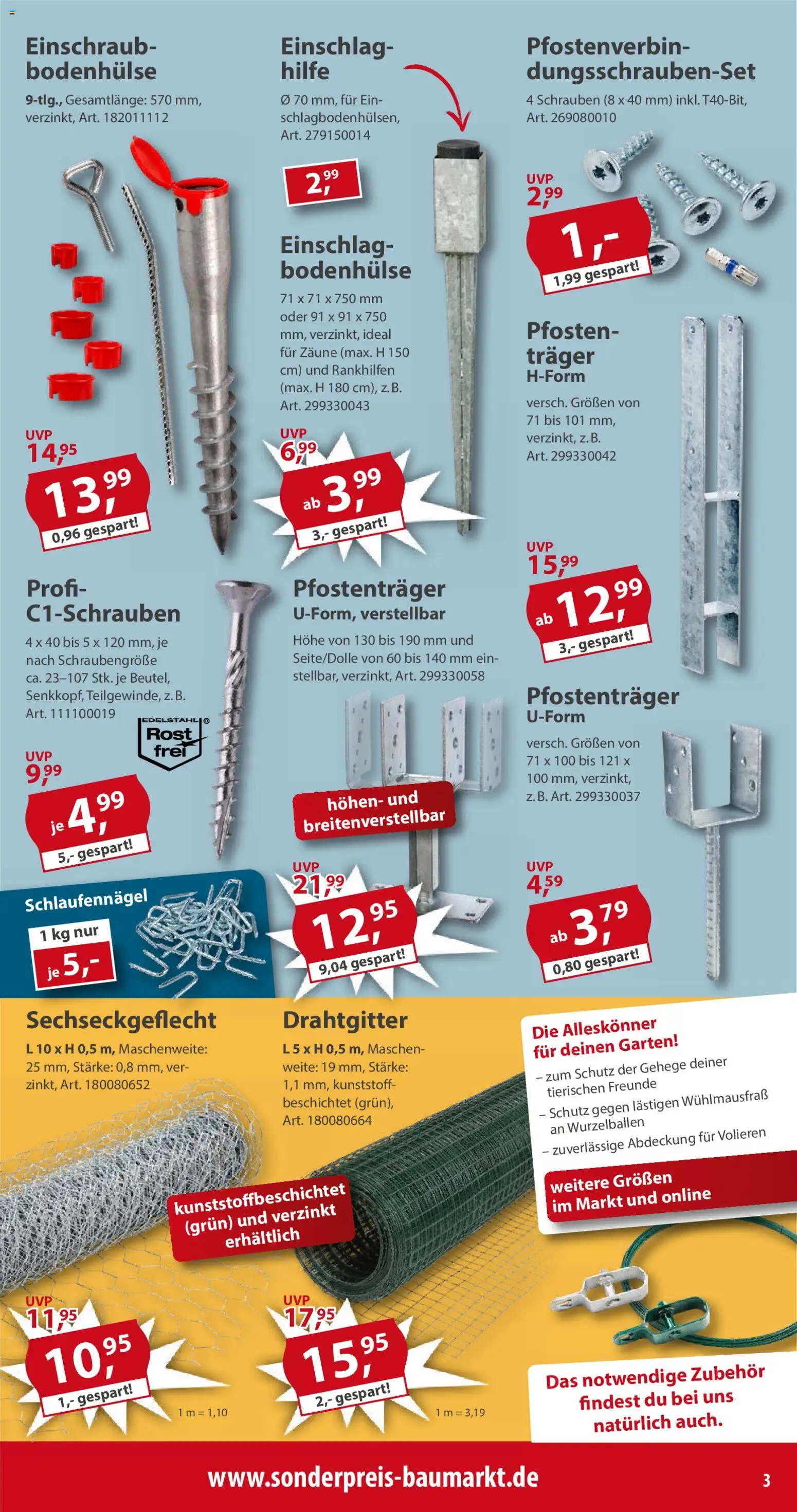 Sonderpreis Baumarkt Prospekt | 04.07.2026 | Wie erhält man einen begrenzten Rabatt? | Deutschland