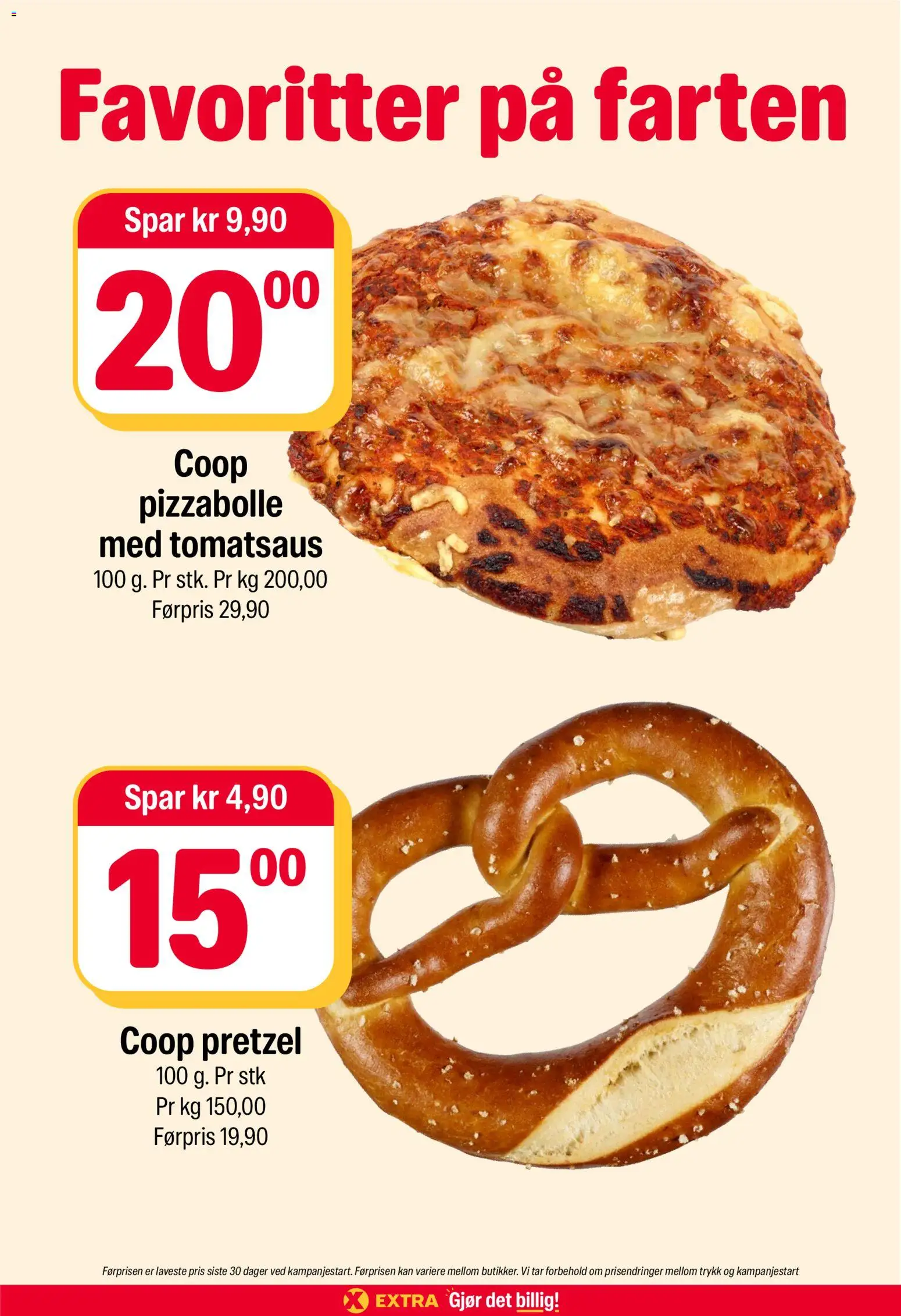 Coop Extra kundeavis Kundeavis in Norge