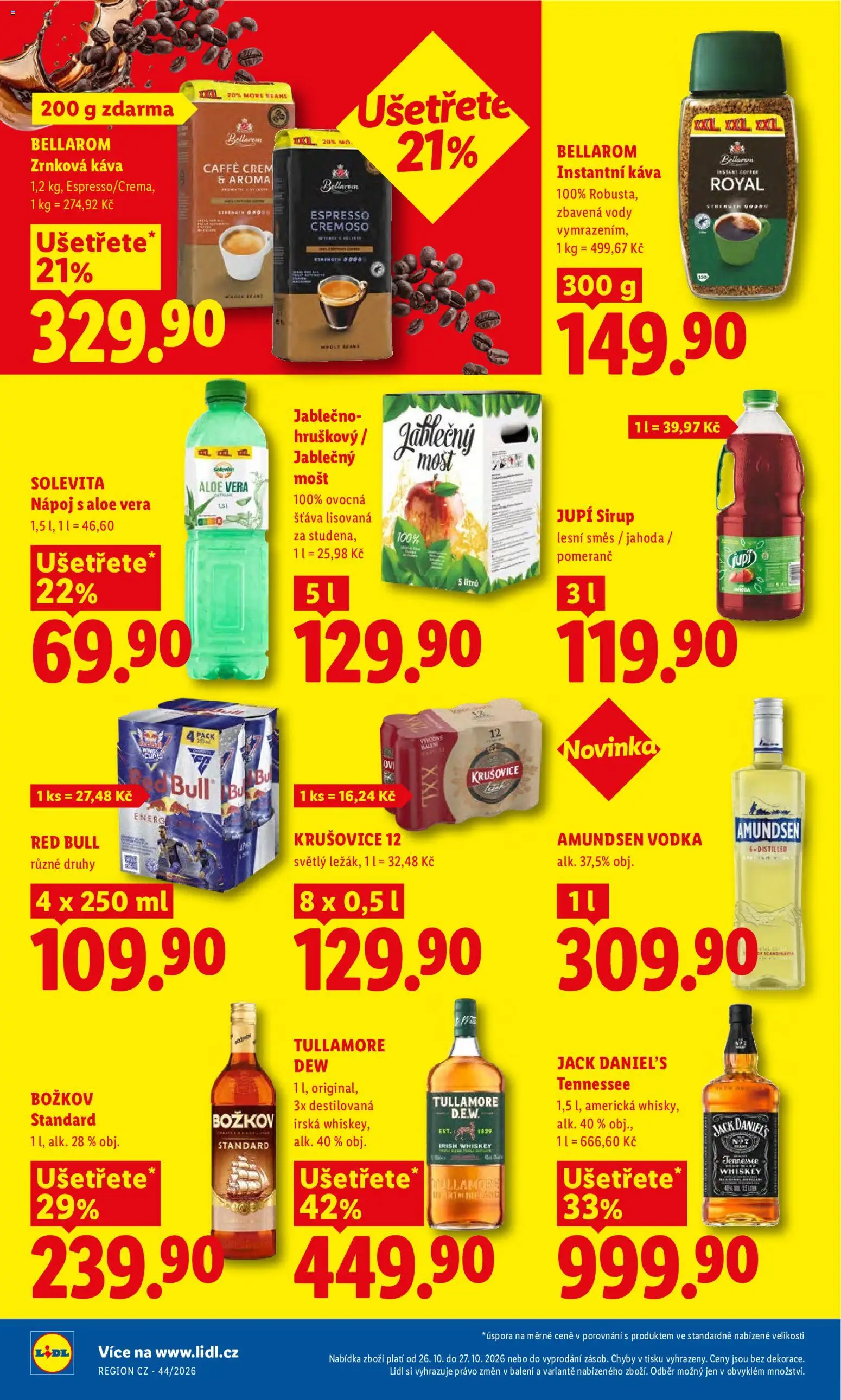 Lidl leták Leták in Česko