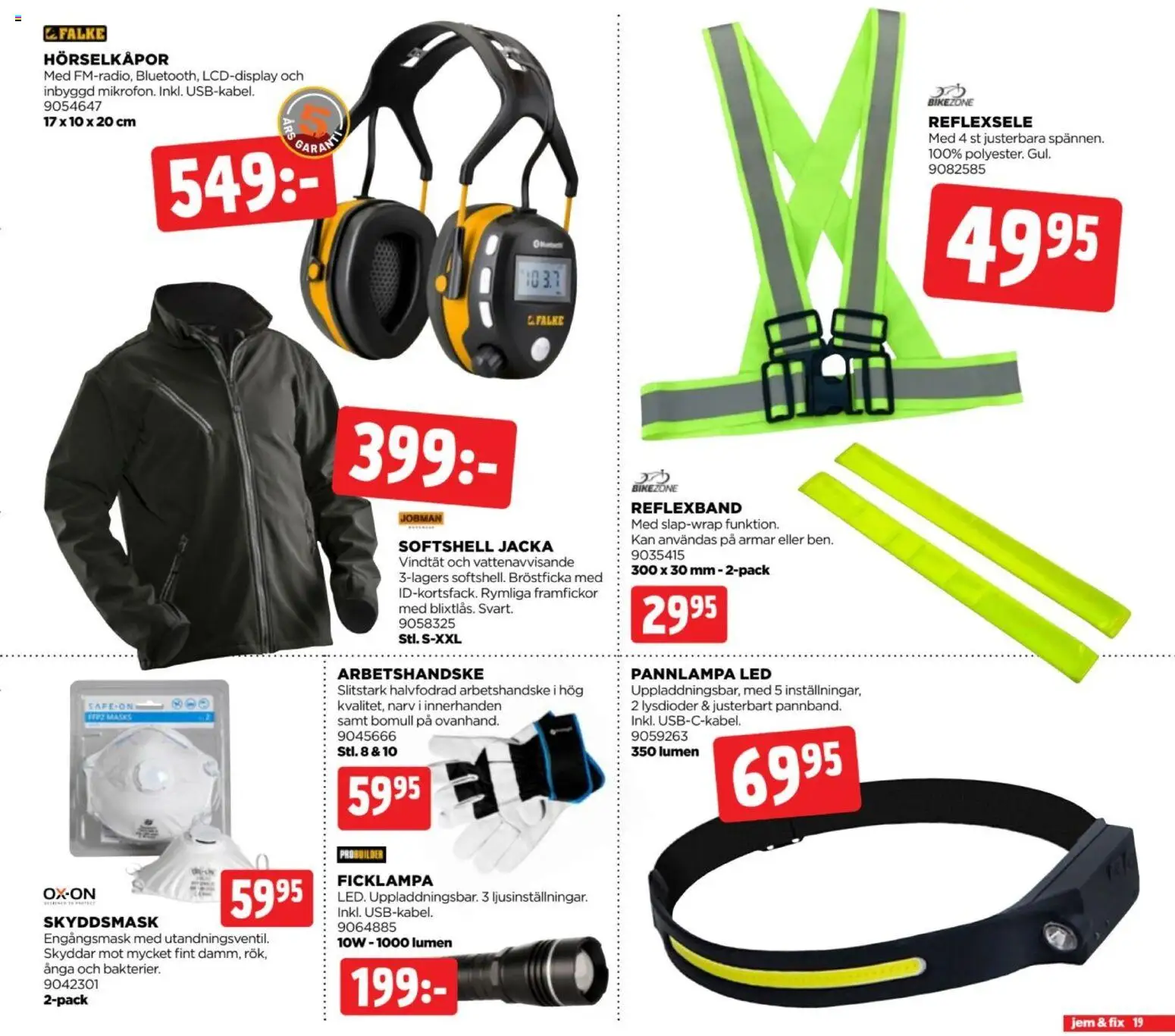 Jem & Fix erbjudanden Reklamblad in Sverige