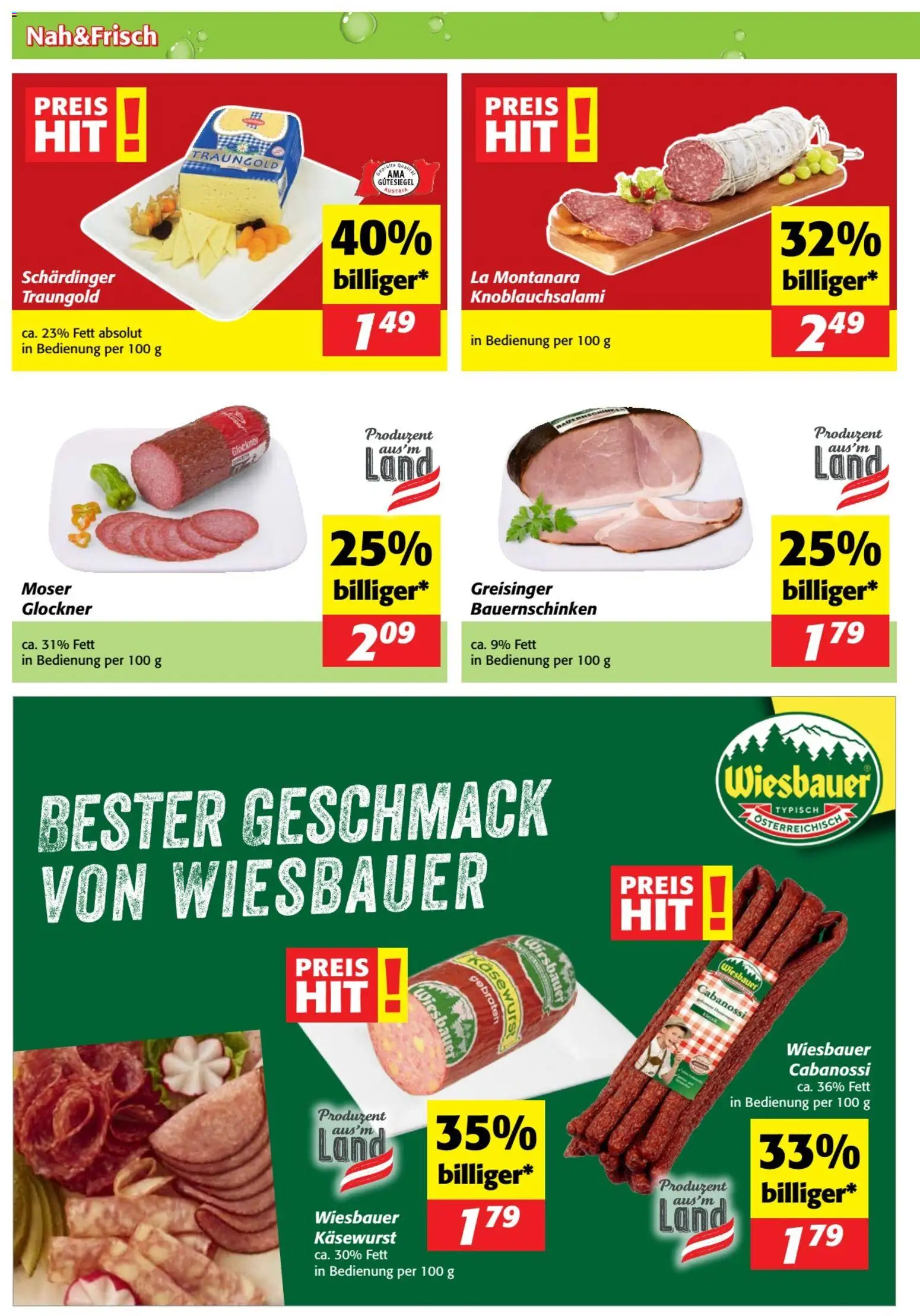 Die besten Angebote | Nah und Frisch Flugblatt ab 01.07.2026 | - Jetzt stöbern! | Österreich