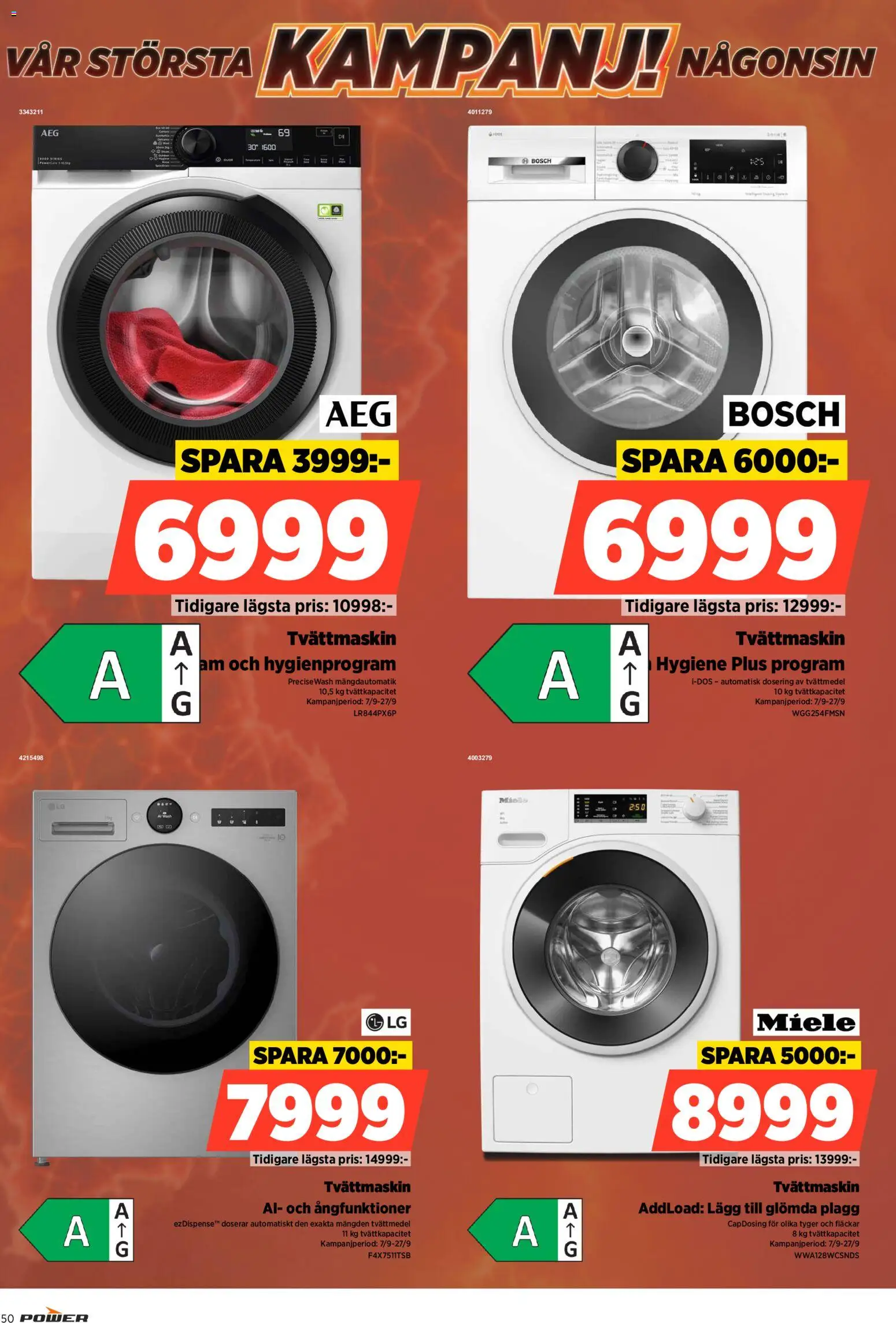 Power erbjudanden Reklamblad in Sverige