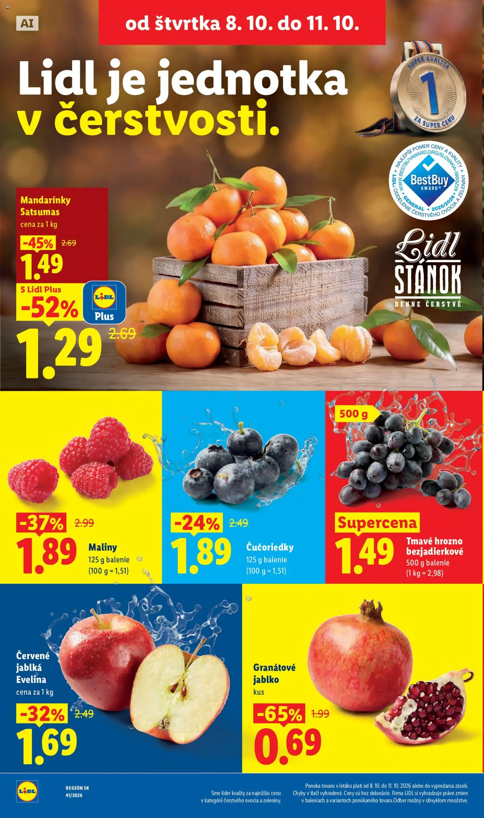 Lidl leták Leták in Slovensko