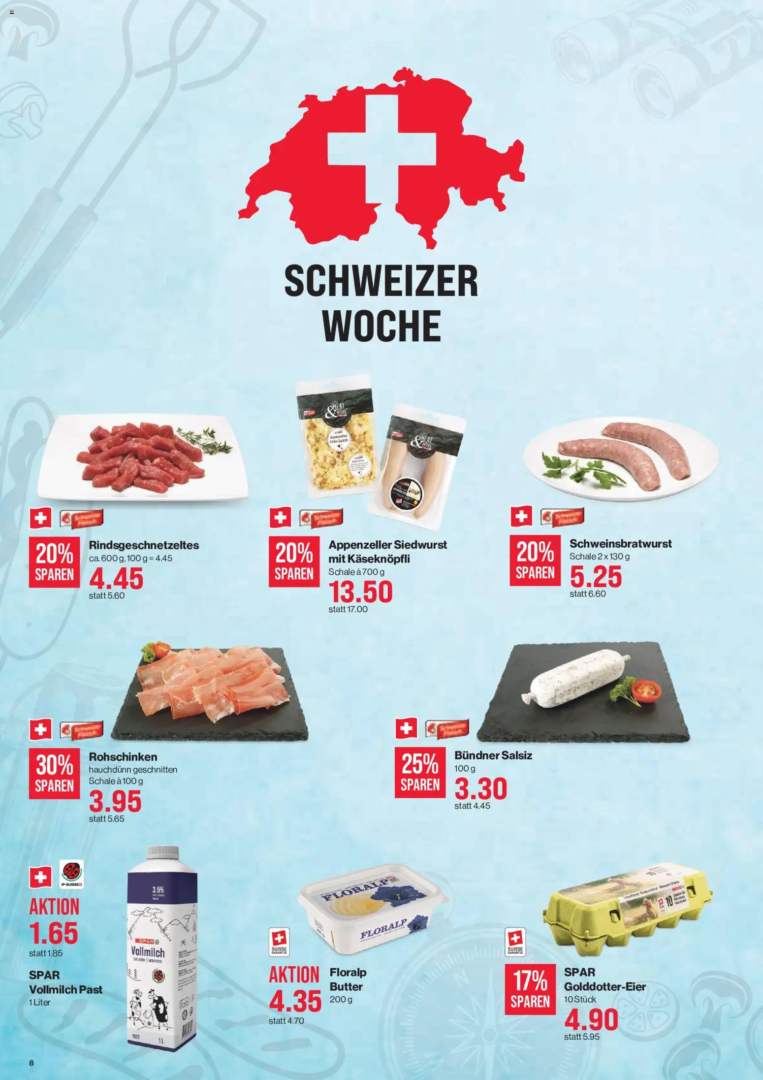 SPAR aktionen Prospekt in Schweiz