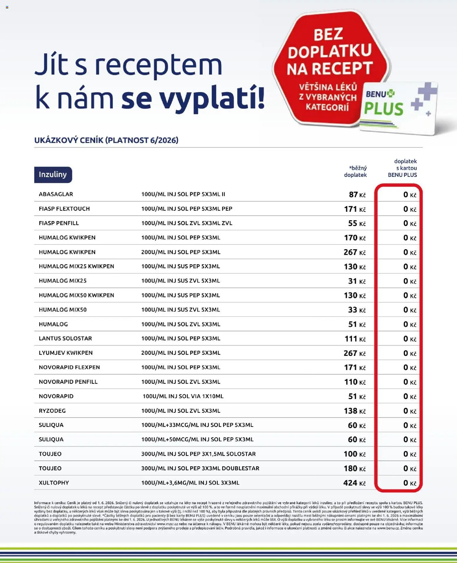 Benu leták od 01.07.2026 💥 Nenechte si ujít TOP nabídky! ⭐ | Česko