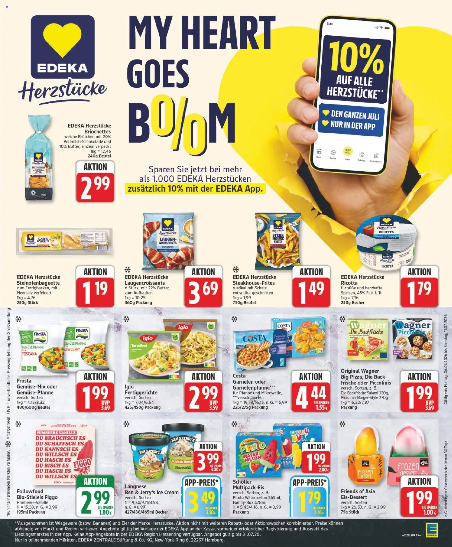 Edeka Prospekt | 06.07.2026 | Wie erhält man einen begrenzten Rabatt? | Deutschland