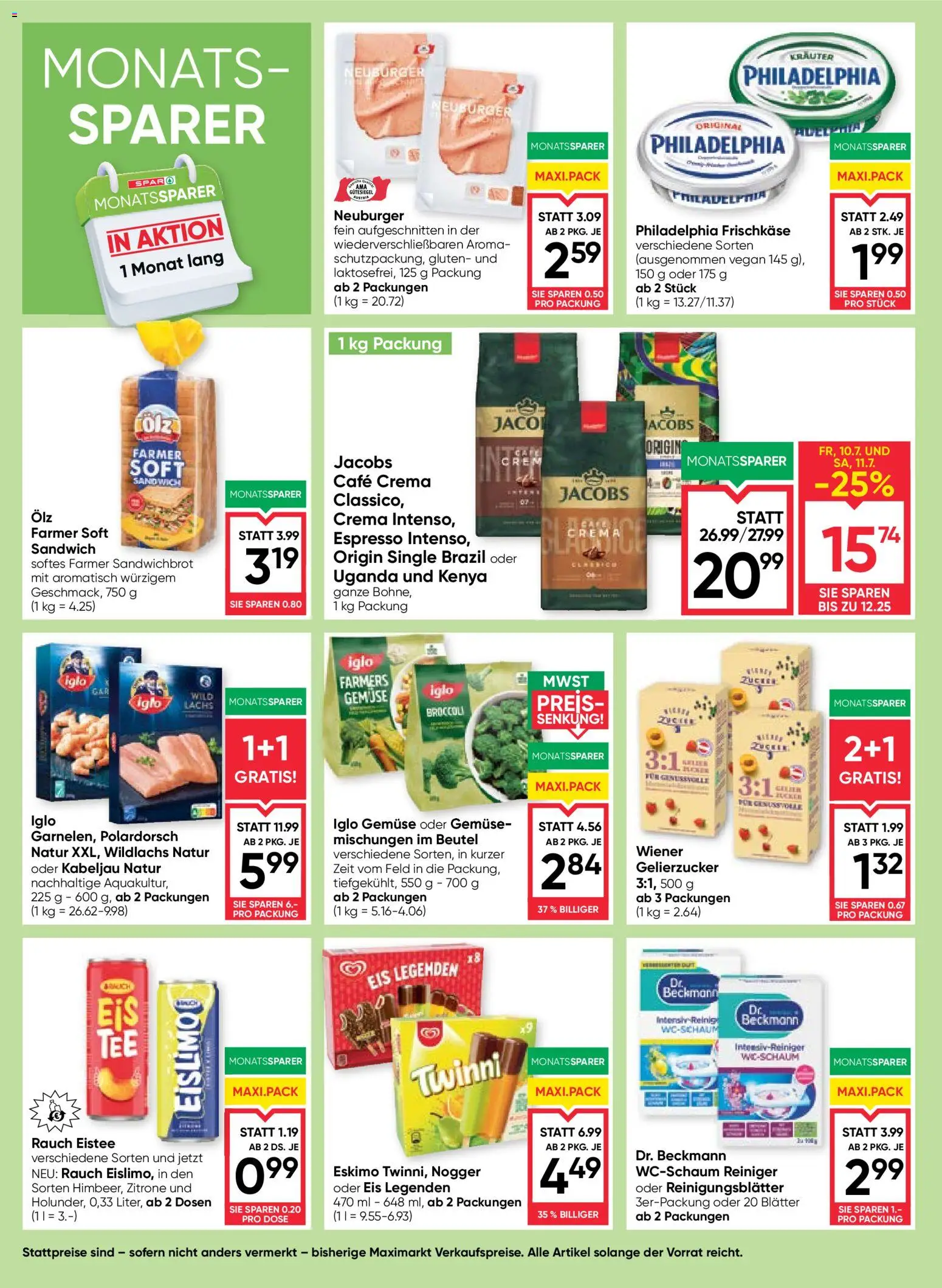 Die besten Angebote | Maximarkt Flugblatt ab 09.07.2026 | - Jetzt stöbern! | Österreich