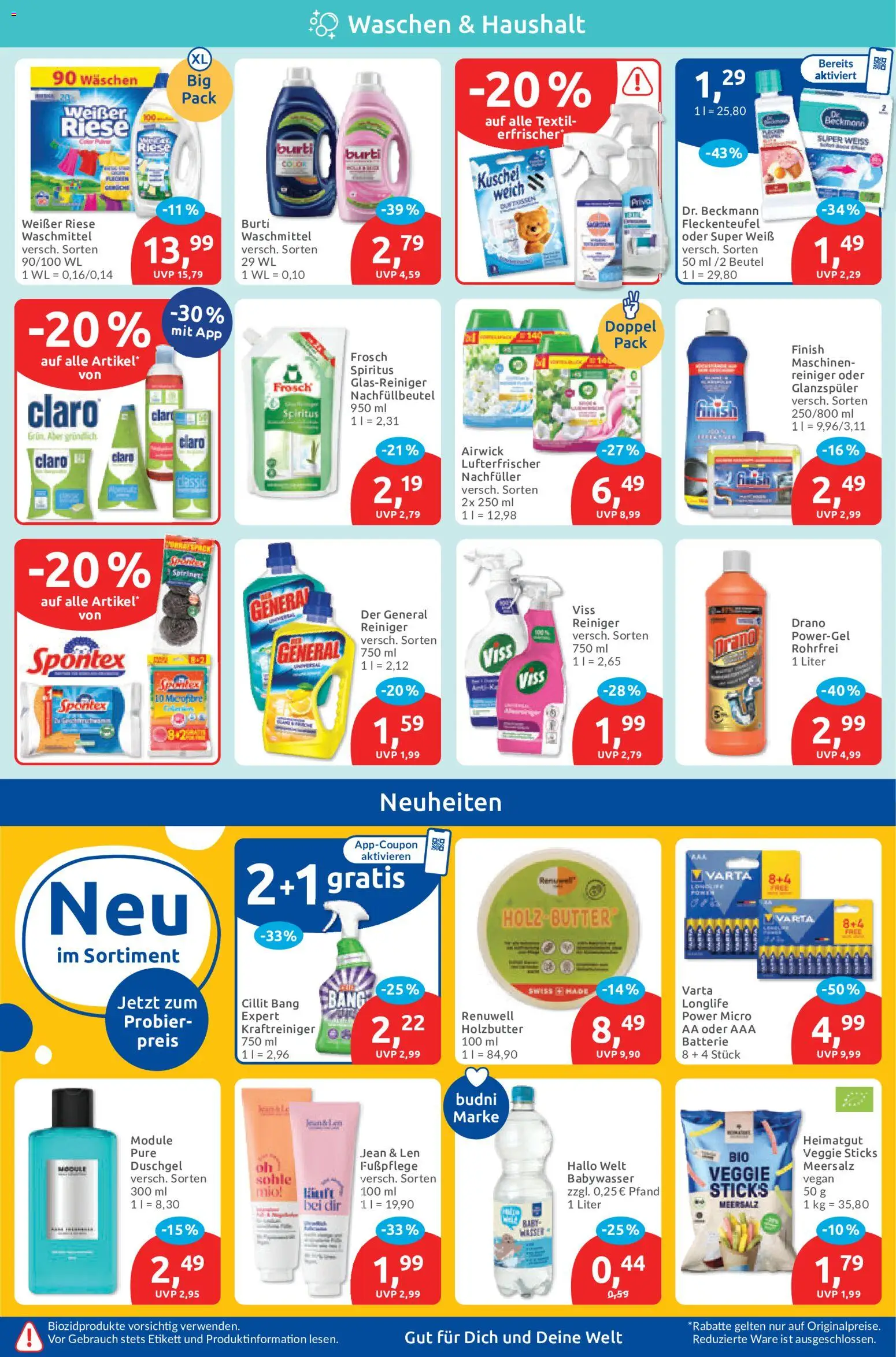 Budni Prospekt Prospekt in Deutschland