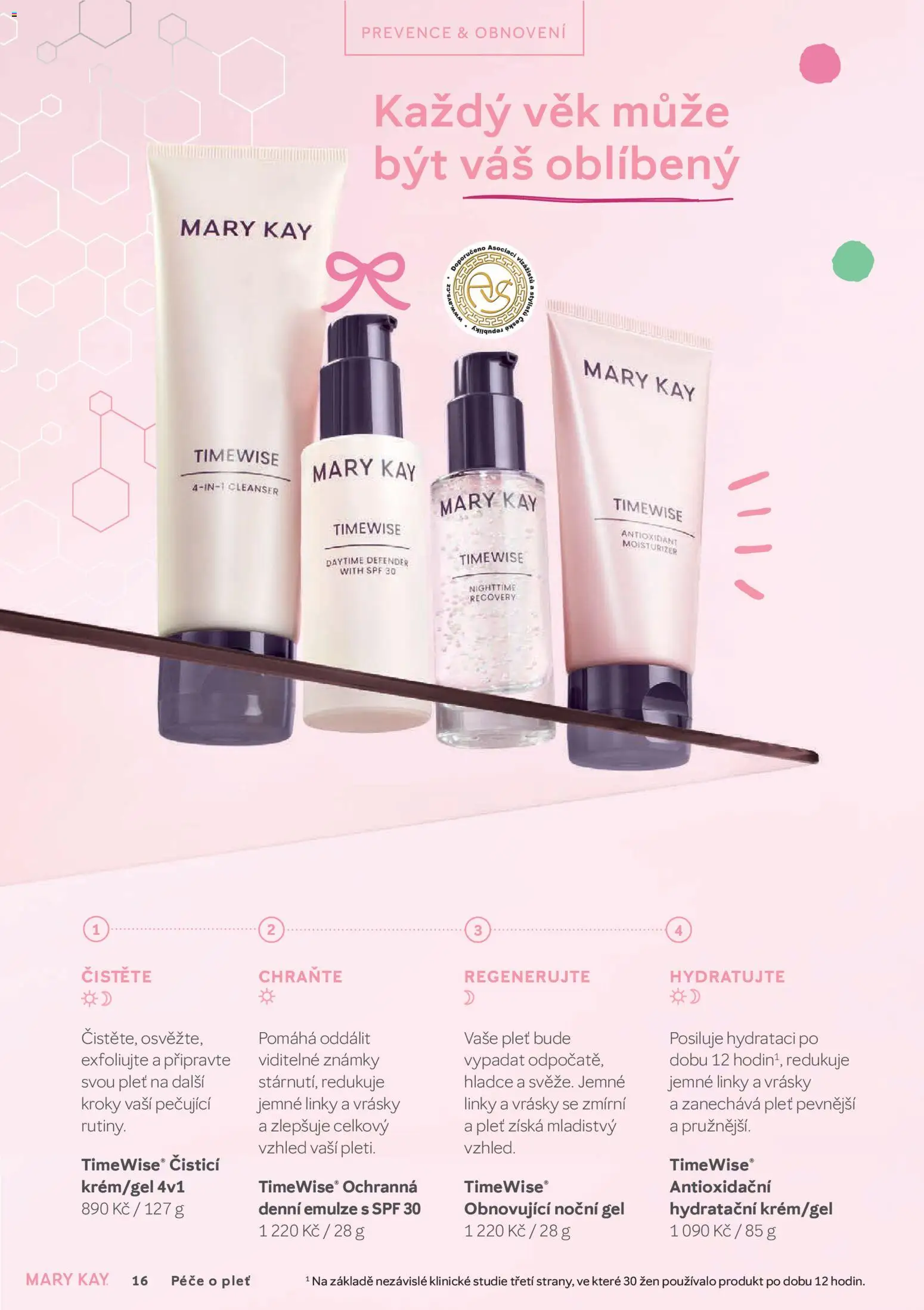 Mary Kay kniha o kráse Leták in Česko
