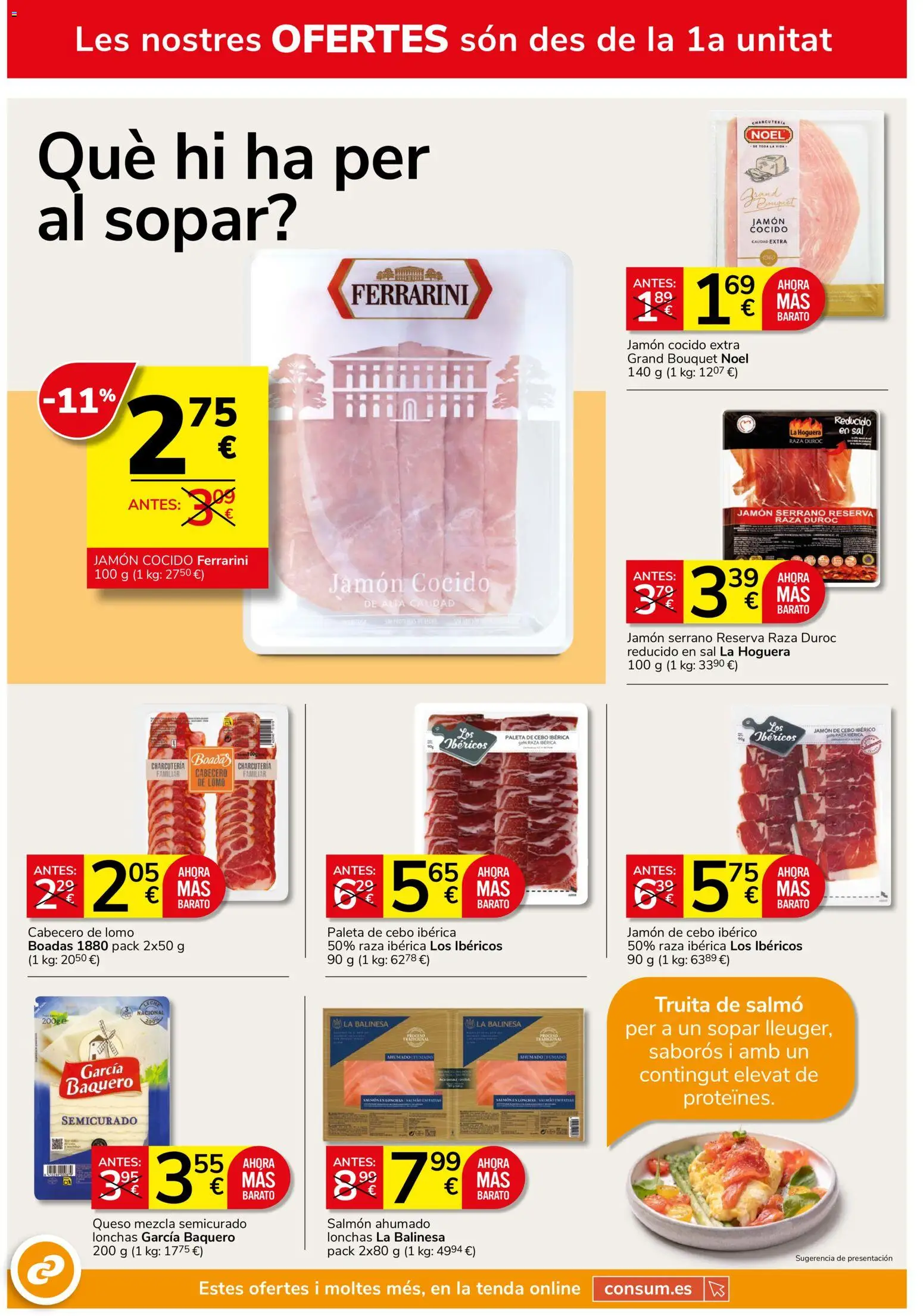 Consum - folleto Folleto in España
