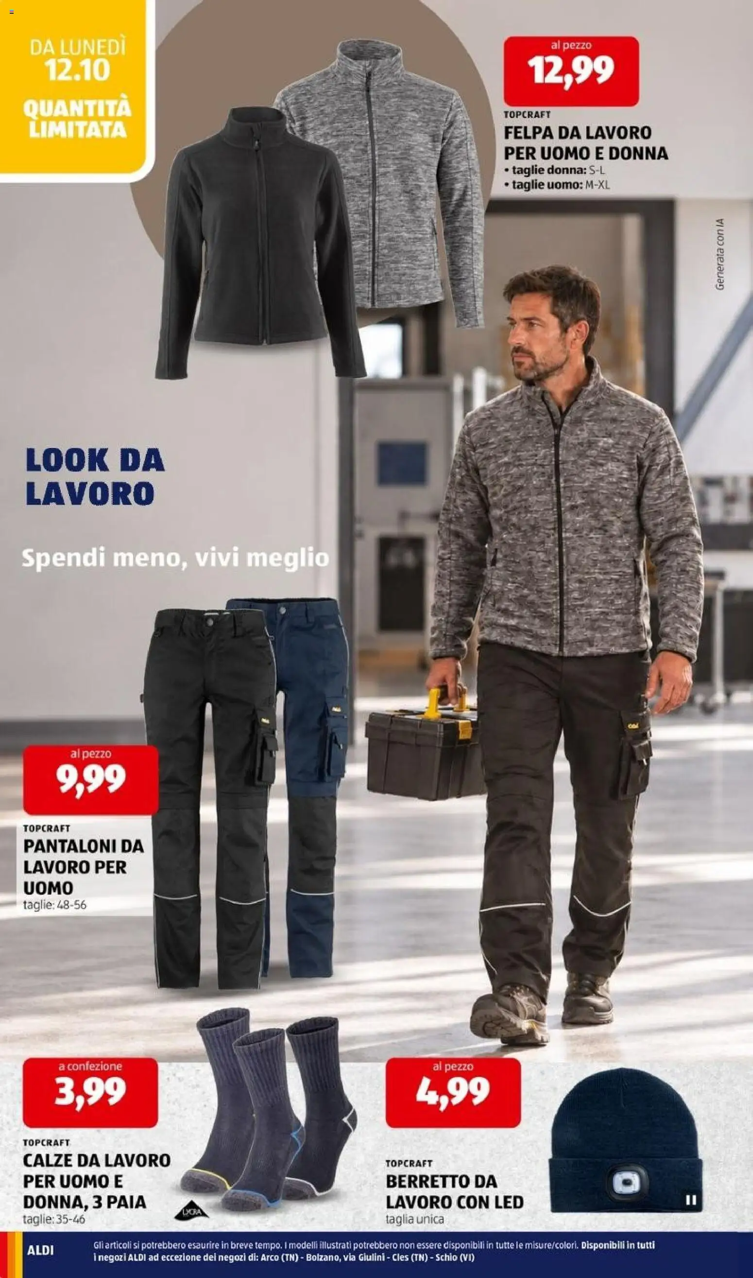 Aldi volantino Volantino in Italy