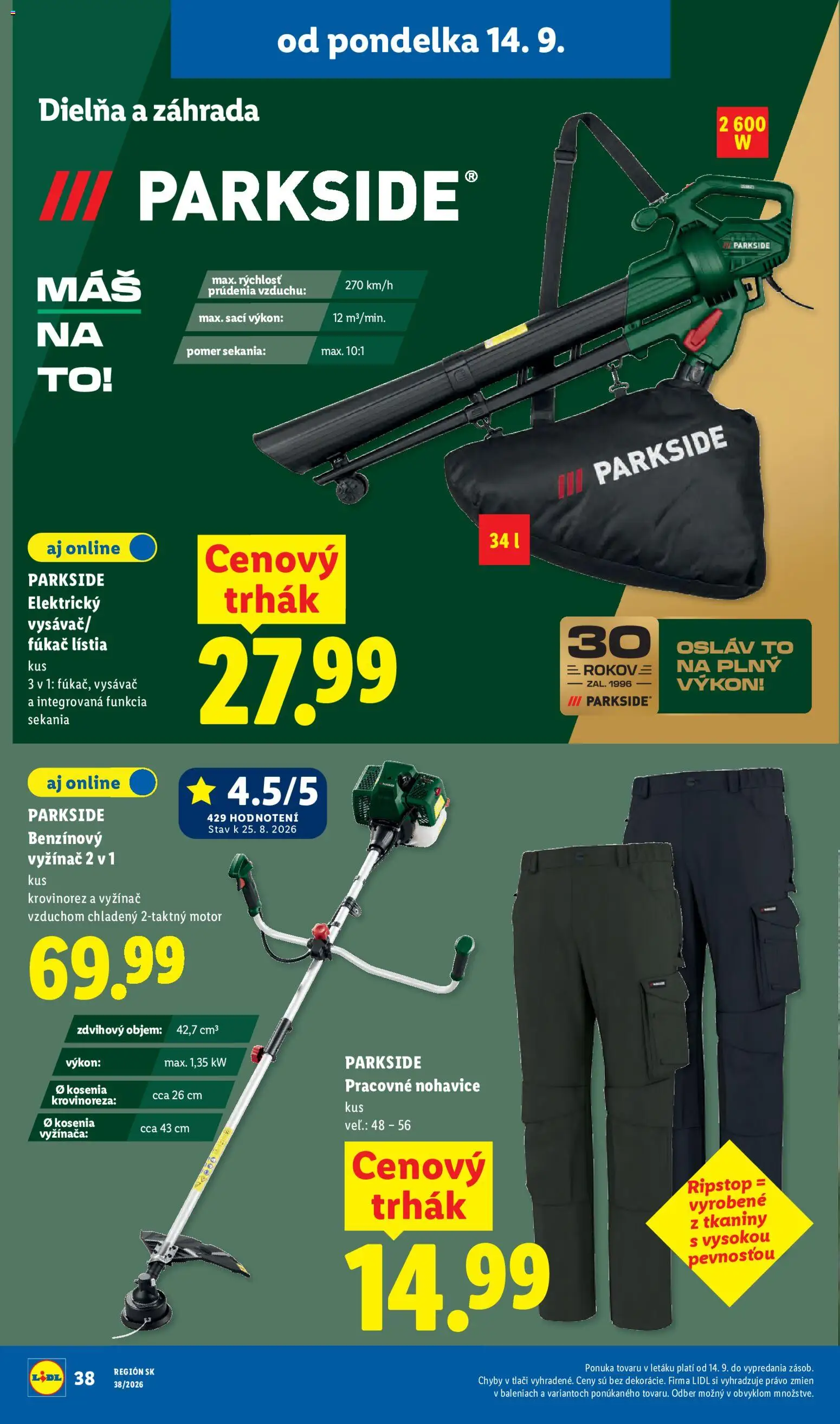Lidl leták Leták in Slovensko