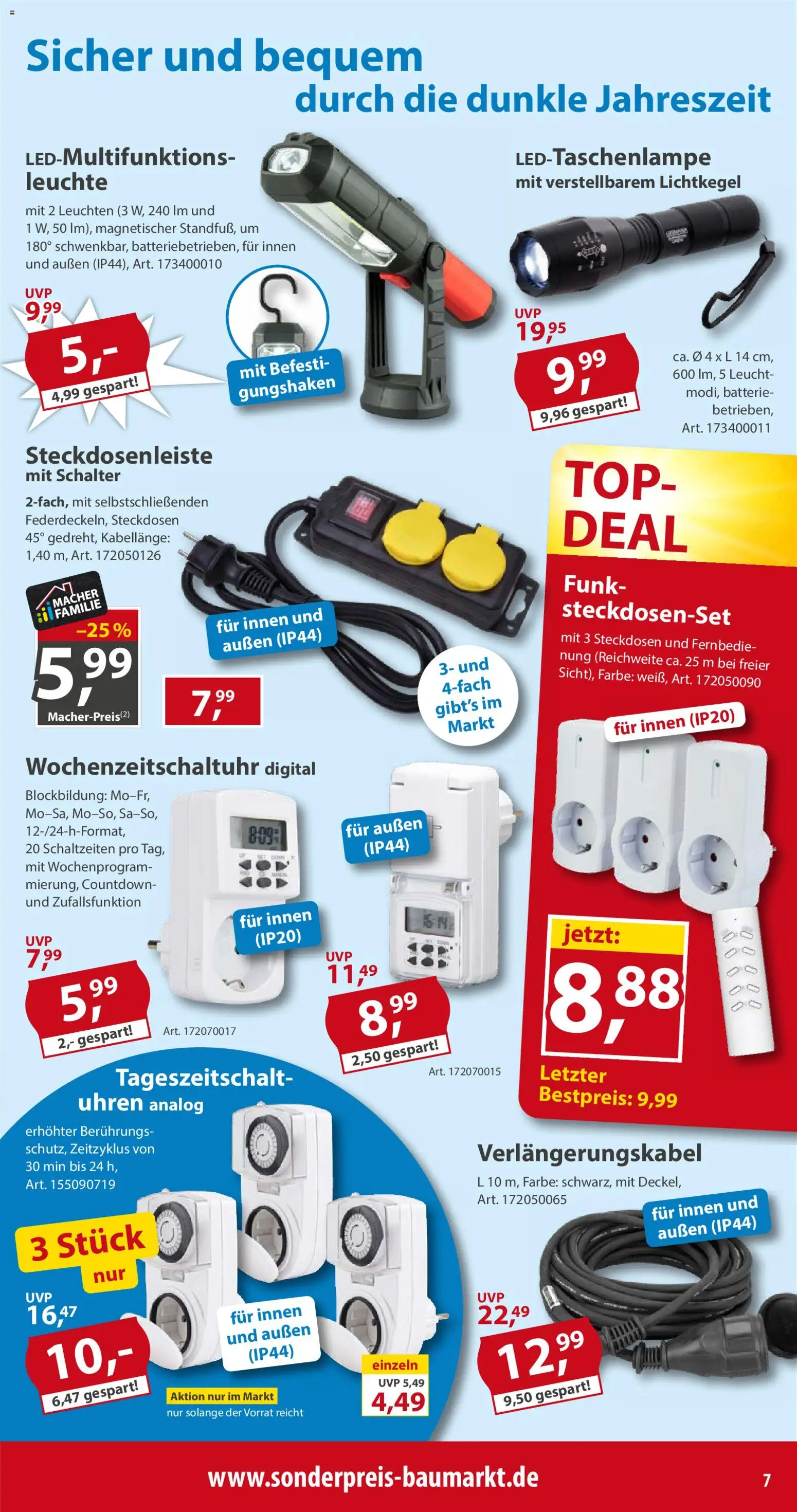 Sonderpreis Baumarkt Prospekt Prospekt in Deutschland