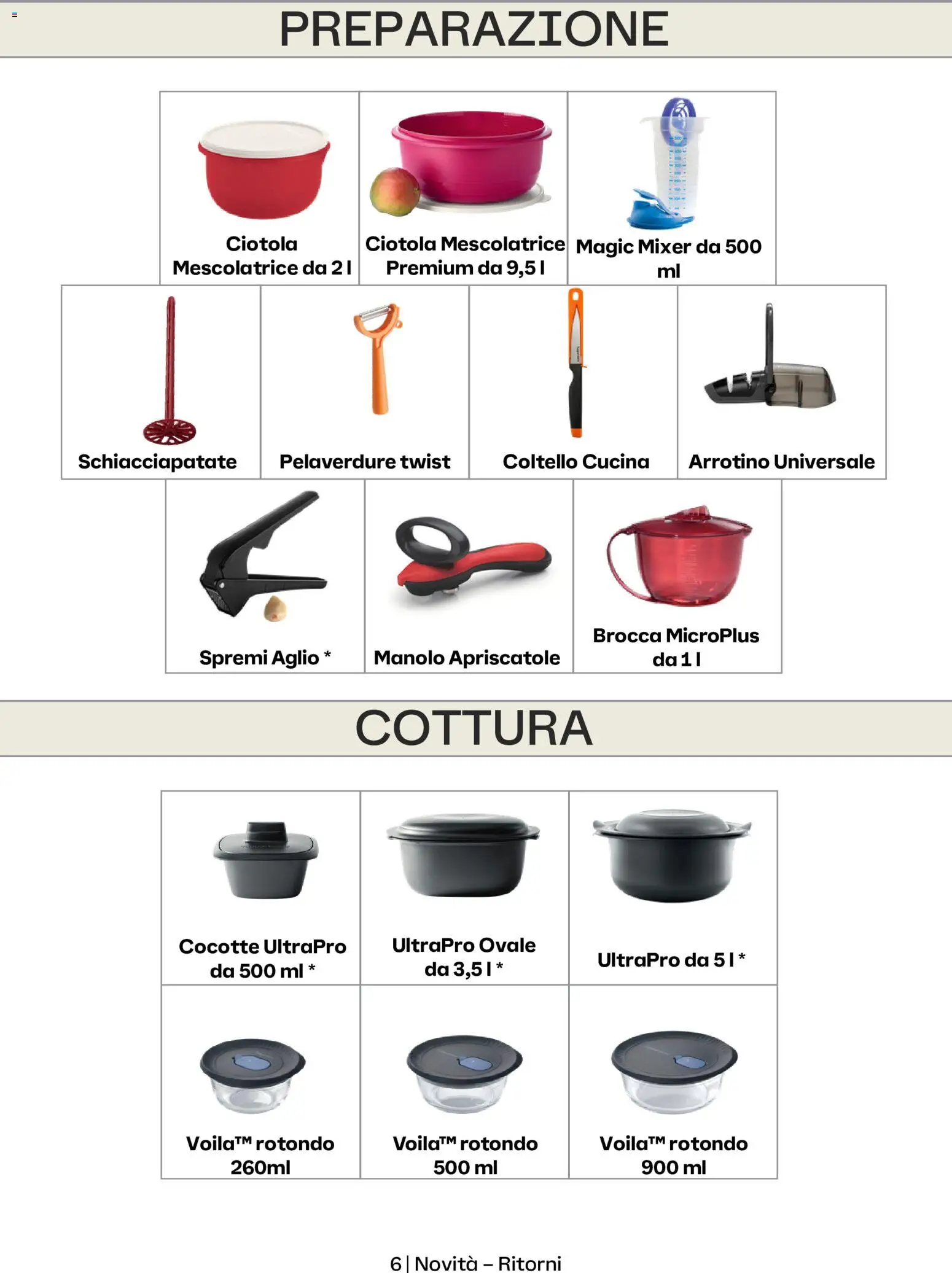 Tupperware volantino Volantino in Italy