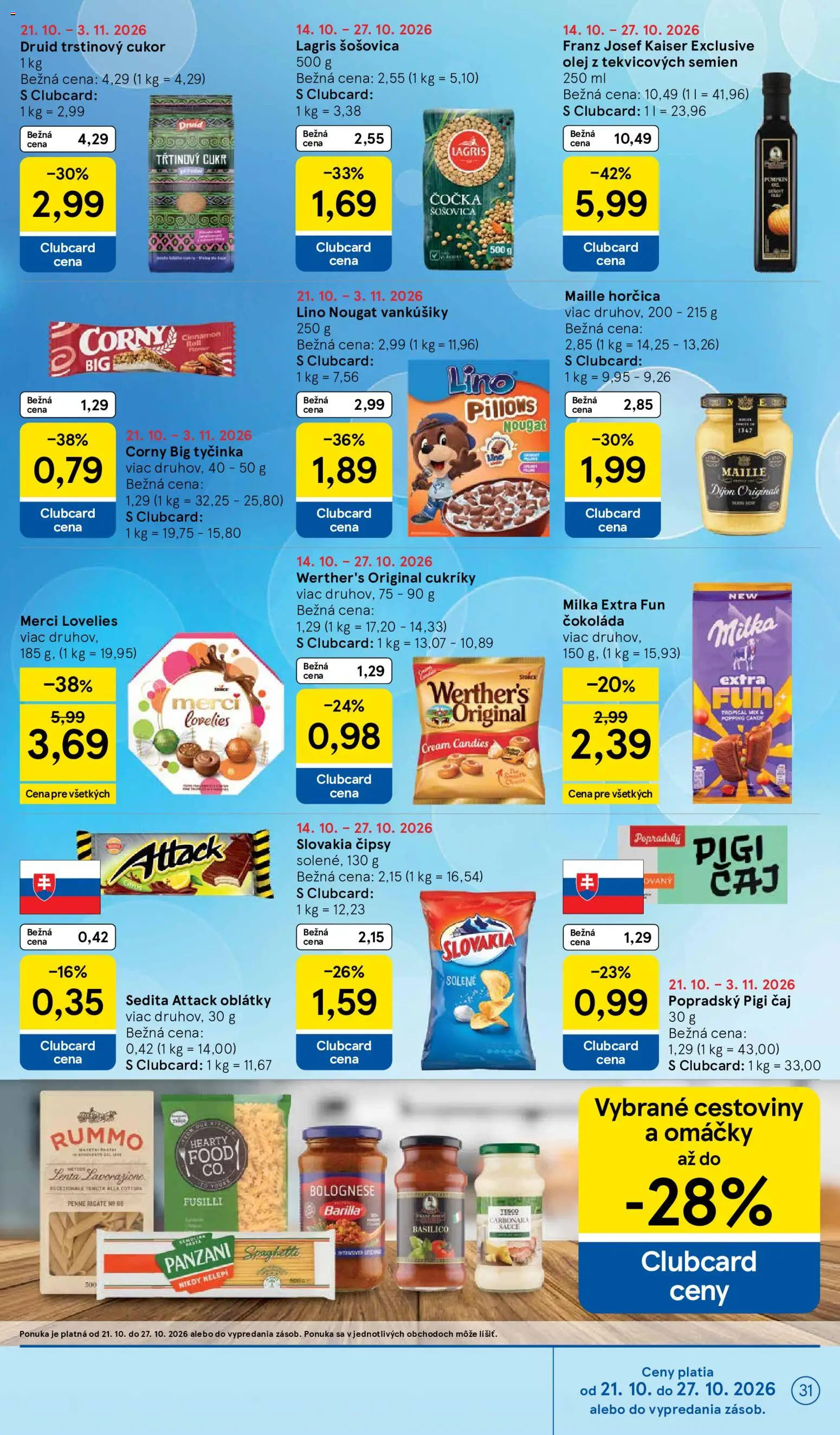 Tesco Hypermarket - leták Leták in Slovensko