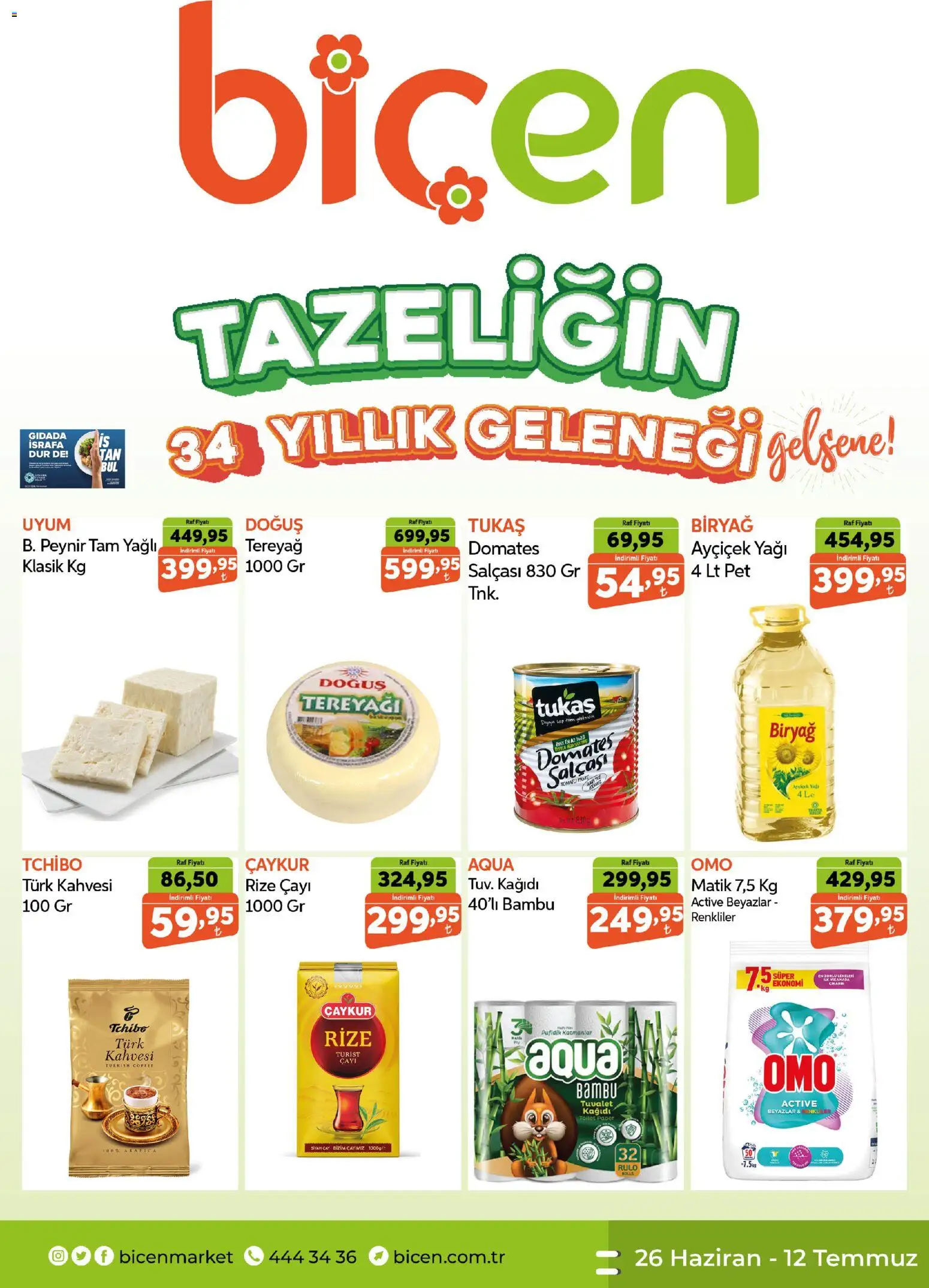 🛍️ Biçen Market Katalog, 26 Haziran 2026 itibariyle » Özel fırsatları keşfedin ve bugün tasarruf edin! 💰 | Türkiye