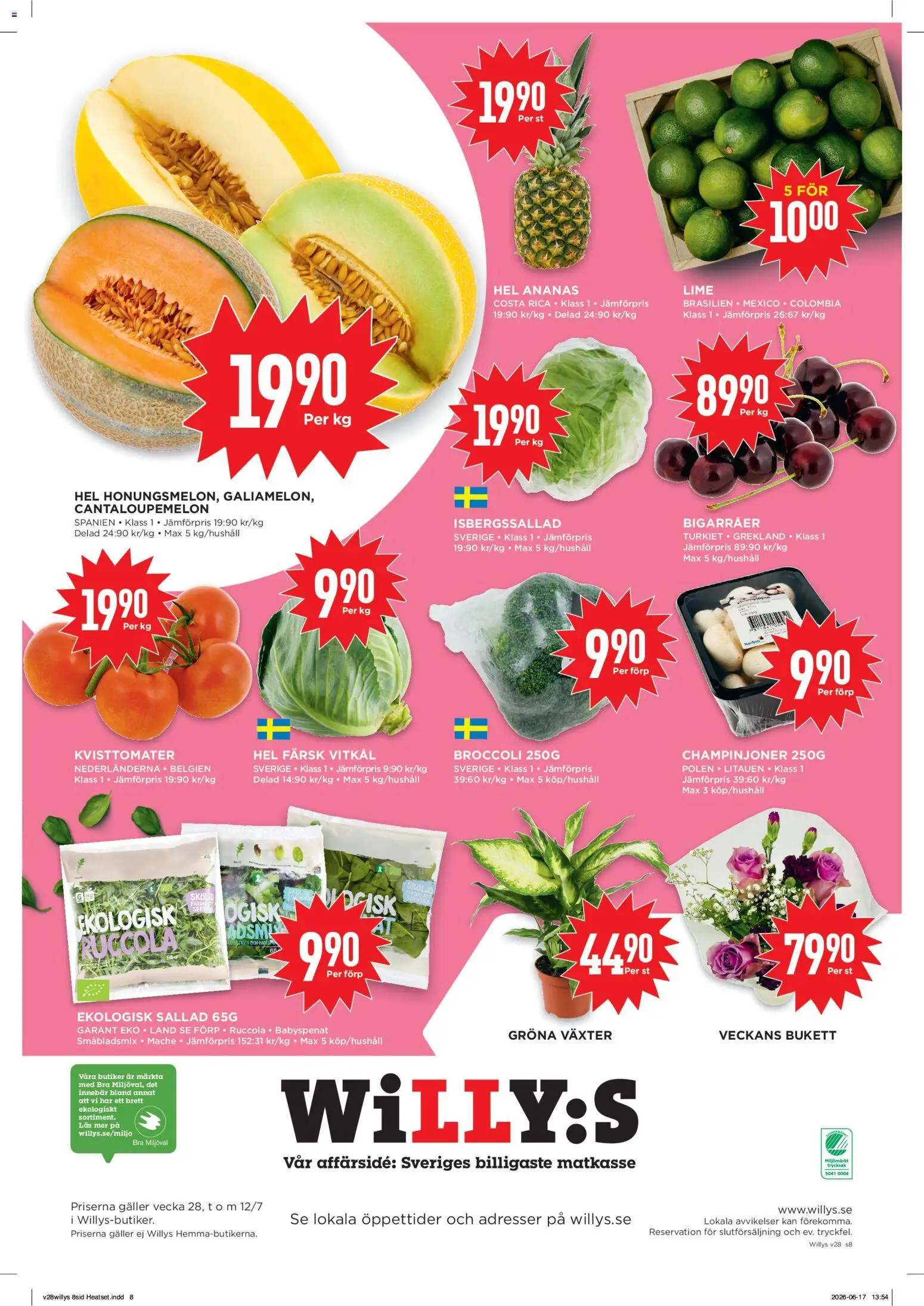 Nuvarande Willys erbjudanden från 📣 06/07/2026 - 12/07/2026 📣 | Sverige