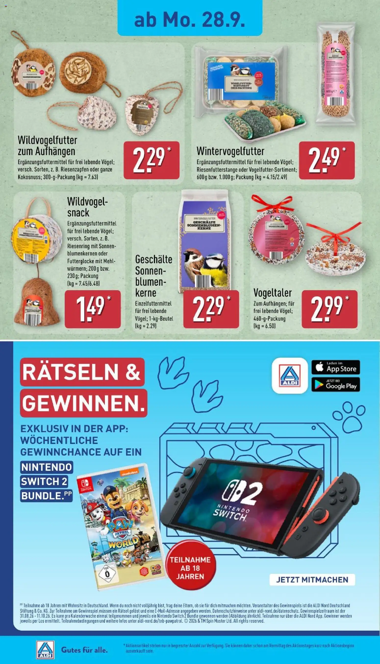 Aldi Prospekt Prospekt in Deutschland