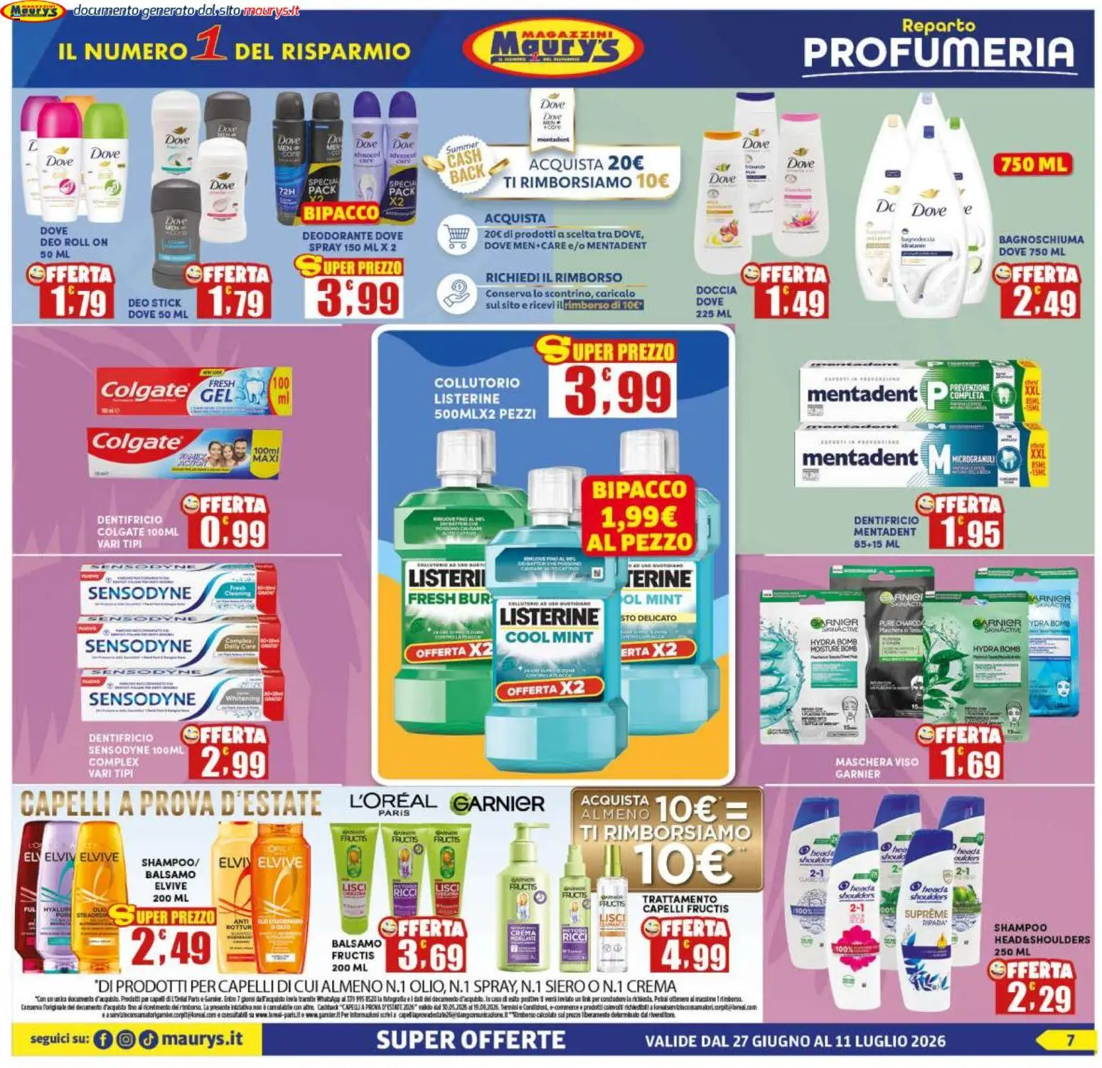 📣 Volantino Maury's dal 📅 27/06/2026 - Scopri le offerte ora!🔥 | Italy
