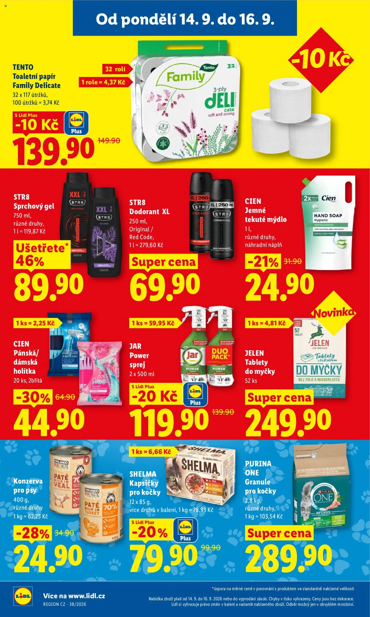 Lidl leták Leták in Česko