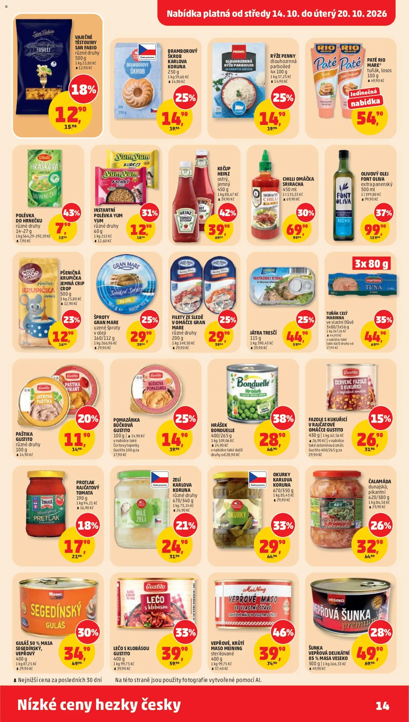 Penny Market leták Leták in Česko